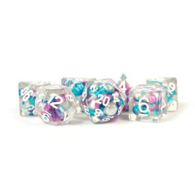 FANROLL 7-DIE SET PINK/ TEAL/ PURPLE PEARLS | BD Cosmos