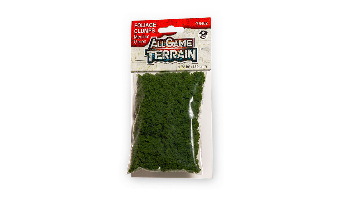 ALL GAME TERRAIN - MEDIUM GREEN FOLIAGE CLUMPS | BD Cosmos