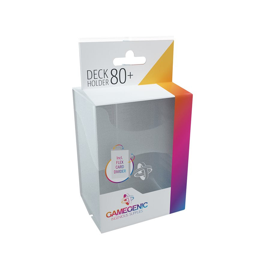 DECK BOX - 80+CT DECK HOLDER - CLEAR | BD Cosmos