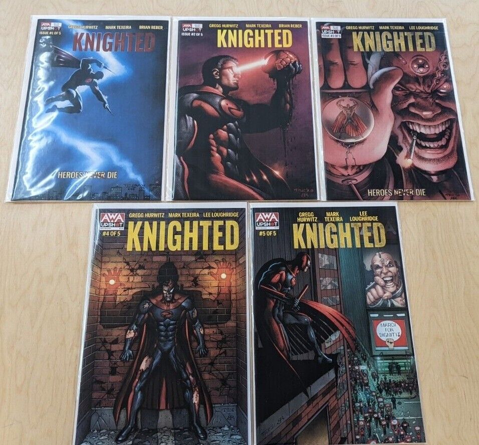 Knighted #1-5 Complete Set AWA | BD Cosmos