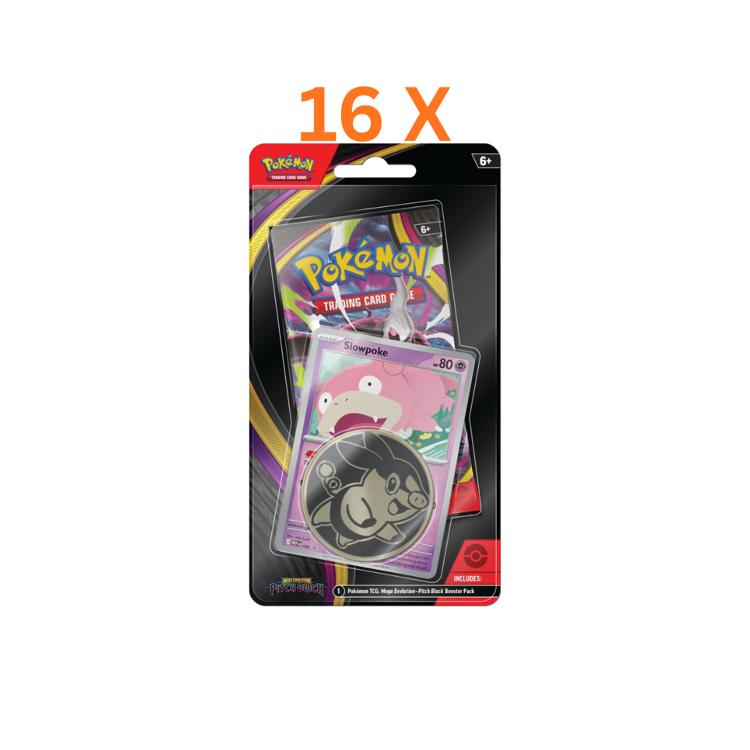 POKEMON TCG ME05: PITCH BLACK CHECKLANE - BOX OF 16 | BD Cosmos