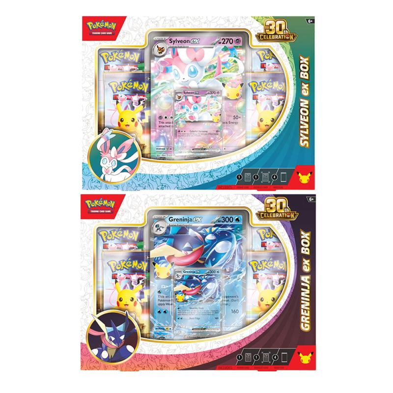 POKEMON TCG ME05: 30TH CELEBRATION SYLVEON EX/ GRENINJA EX BOX - SEP 16TH  [READ DESCRIPTION] | BD Cosmos