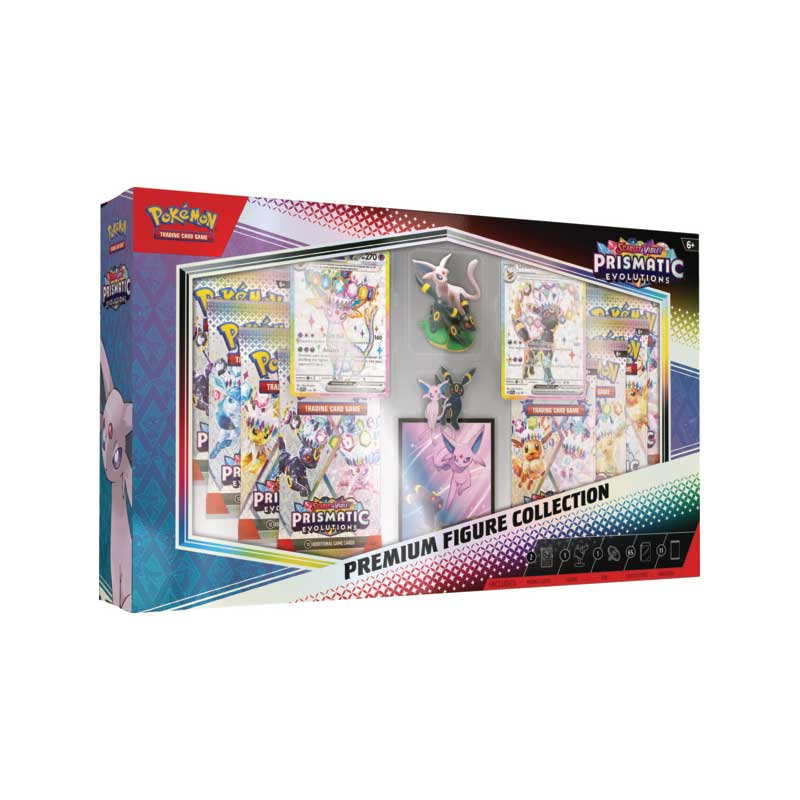 POKEMON TCG SV8.5: PRISMATIC EVOLUTIONS PREMIUM FIGURE COLLECTION [LIMIT 6 PER ORDER] - DECEMBER 5TH, 2025 | BD Cosmos