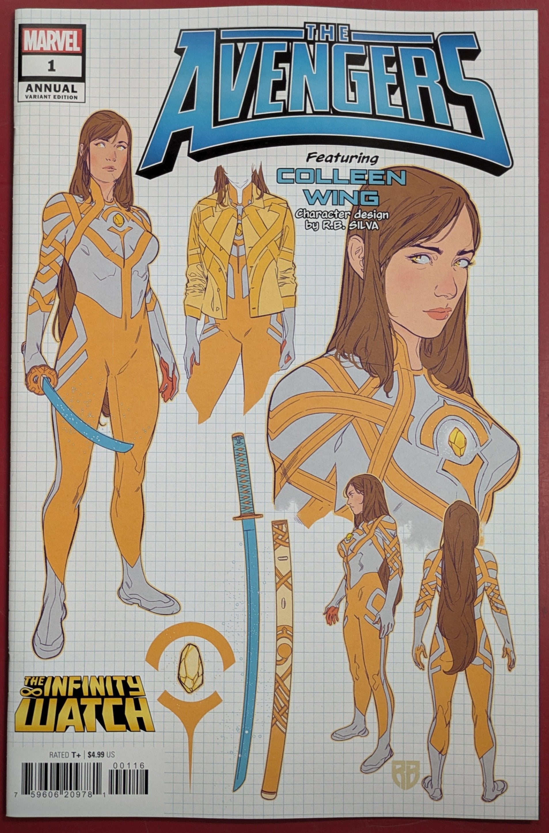 Avengers Annual #1 Marvel R.B. Silva Spoiler Design 1:10 09/25/2024 | BD Cosmos