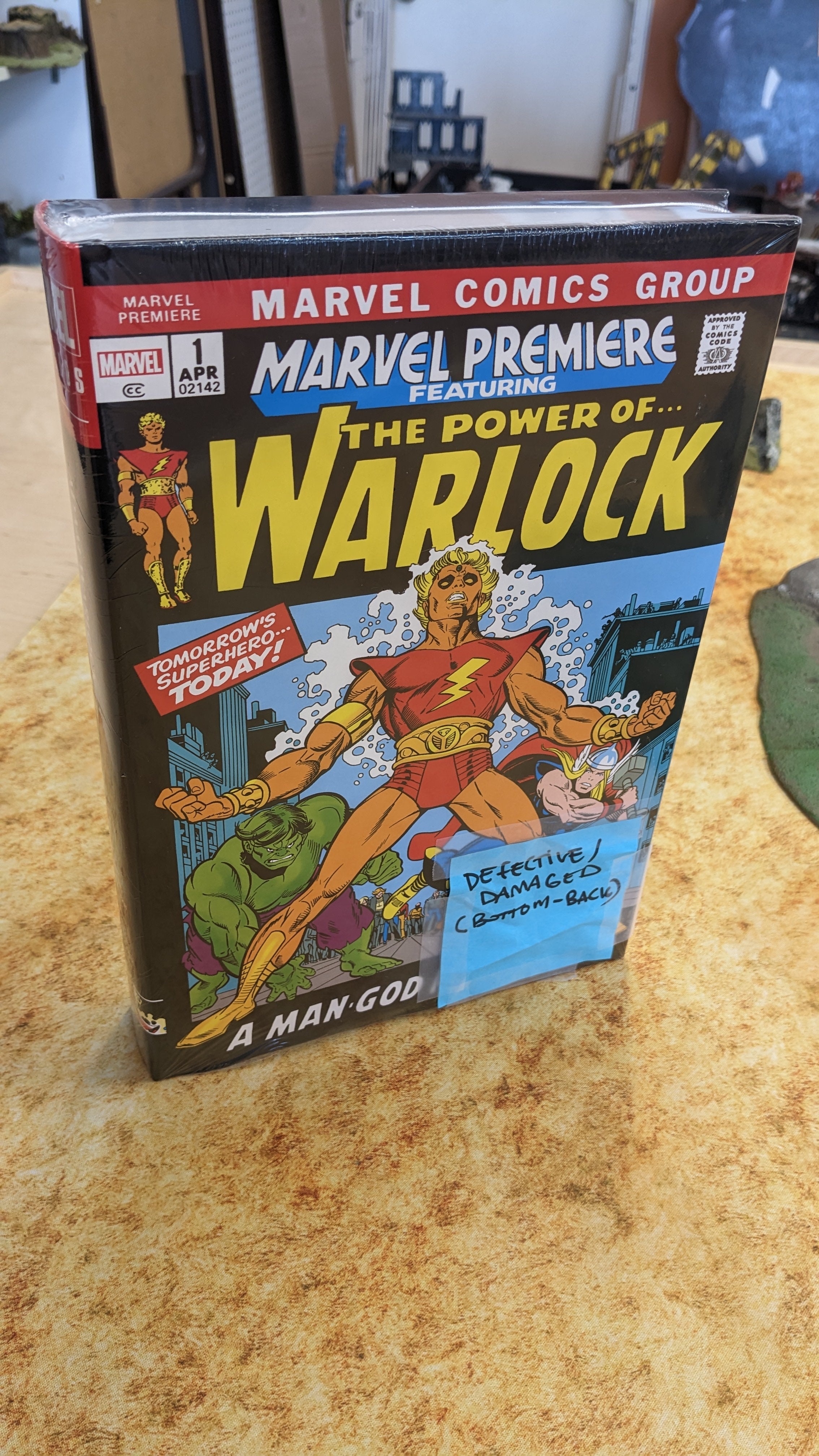 Adam Warlock Omnibus Hardcover Kane Cover - Imperfection on Dust Jacket | BD Cosmos