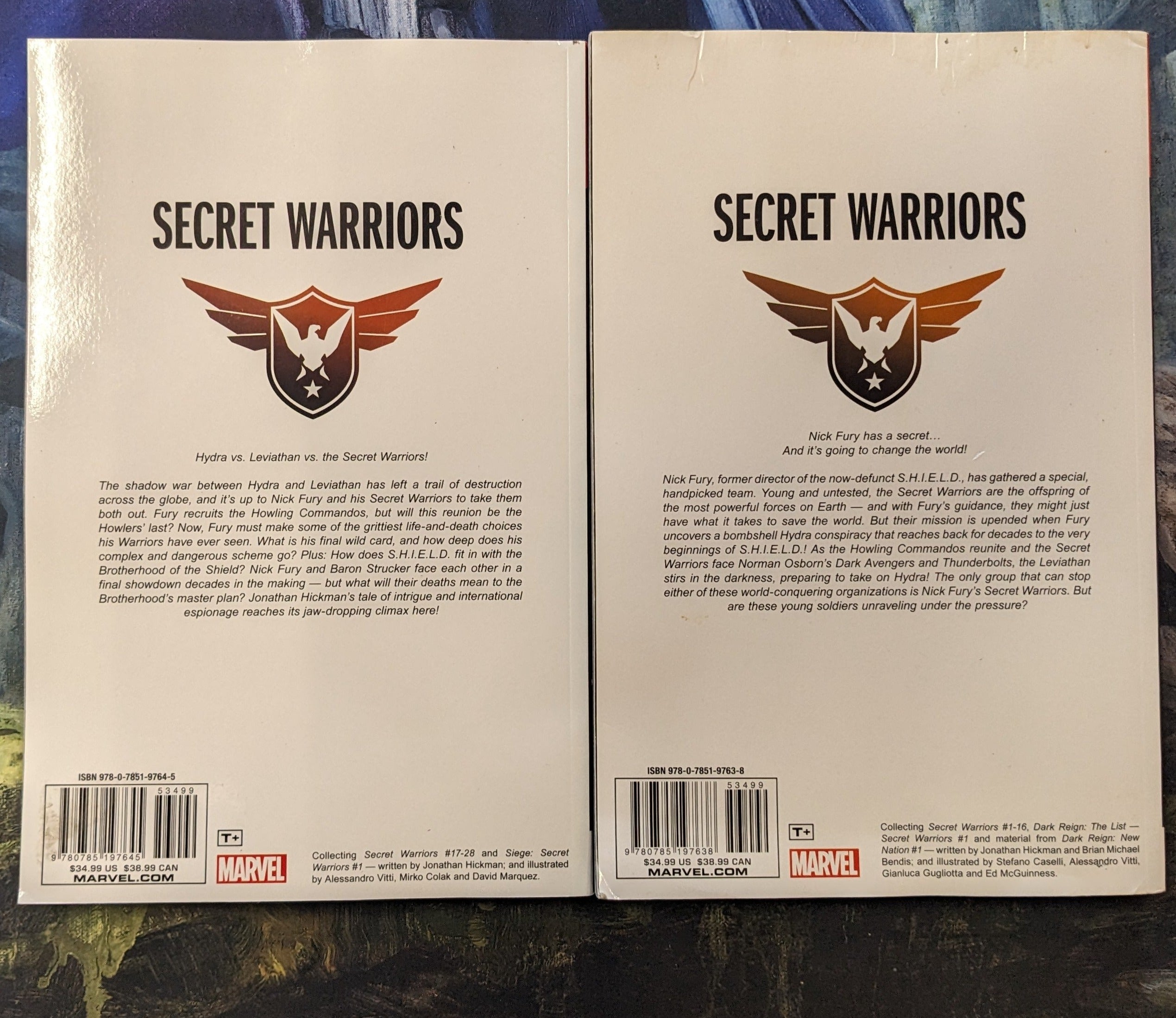 Secret Warriors Complete Collection TPB Volume 1-2 USED SEE PICTURES | BD Cosmos