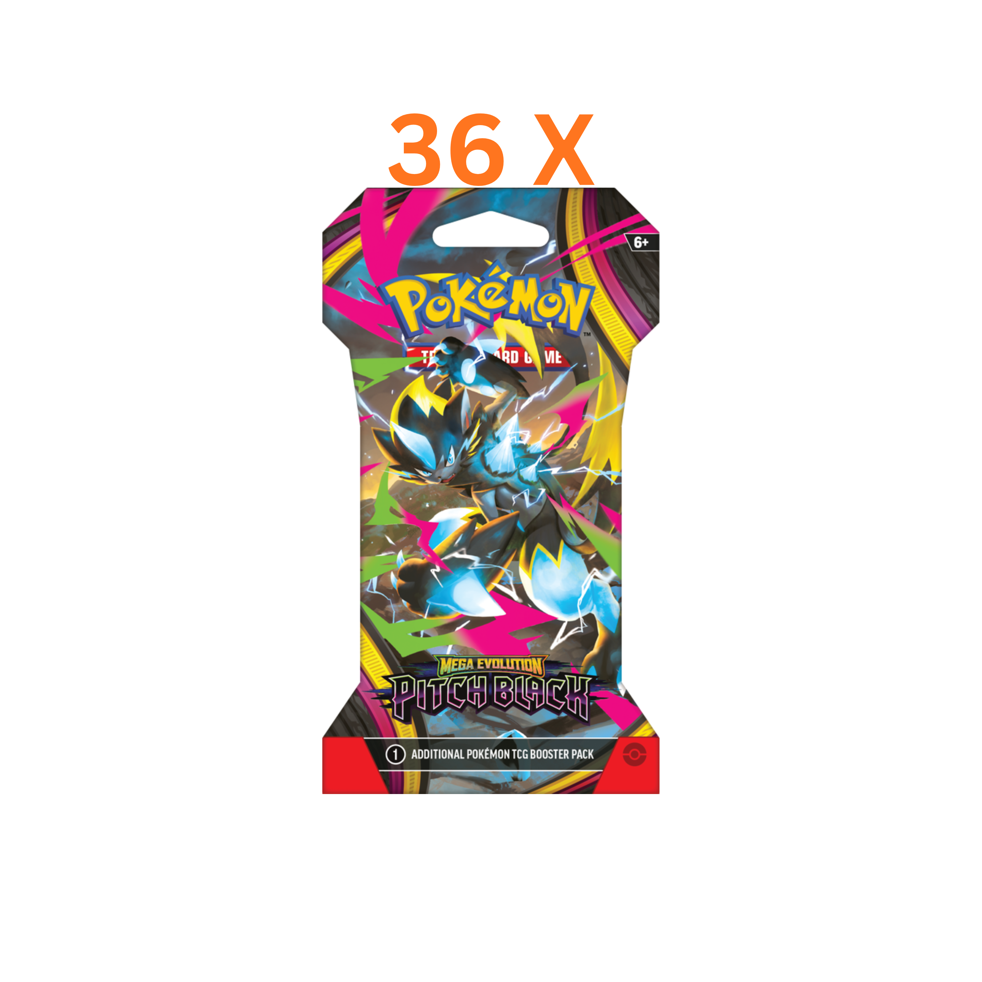 POKEMON TCG ME05: PITCH BLACK 36 SLEEVED BOOSTER - JULY 17TH  [READ DESCRIPTION] | BD Cosmos