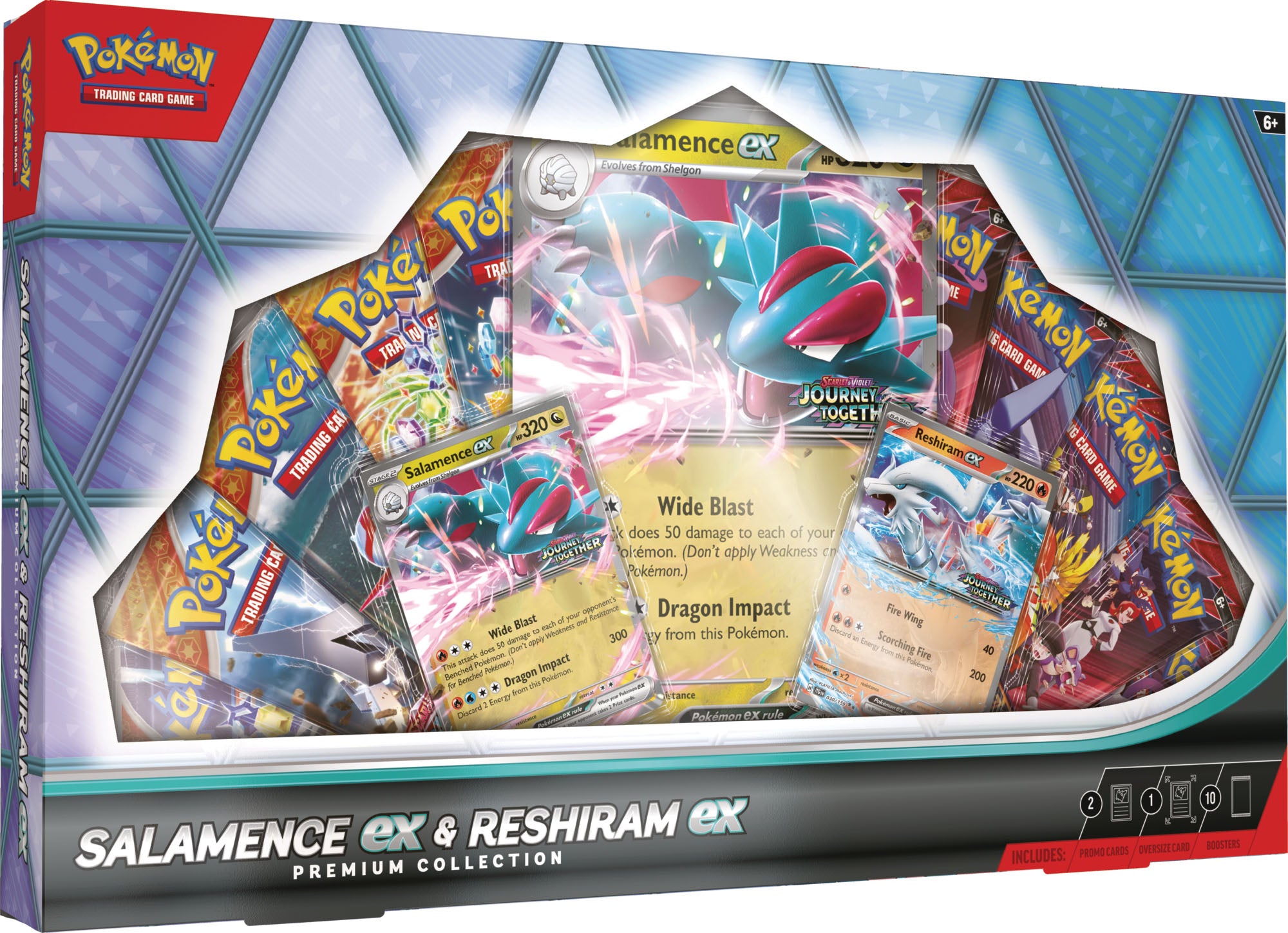 POKEMON TCG: SALAMENCE & RESHIRAM EX PREMIUM COLLECTION | BD Cosmos