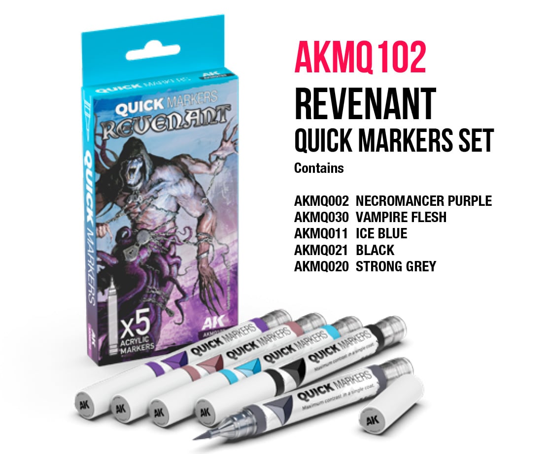AK INTERACTIVE: REVENANT QUICK MARKERS SET | BD Cosmos