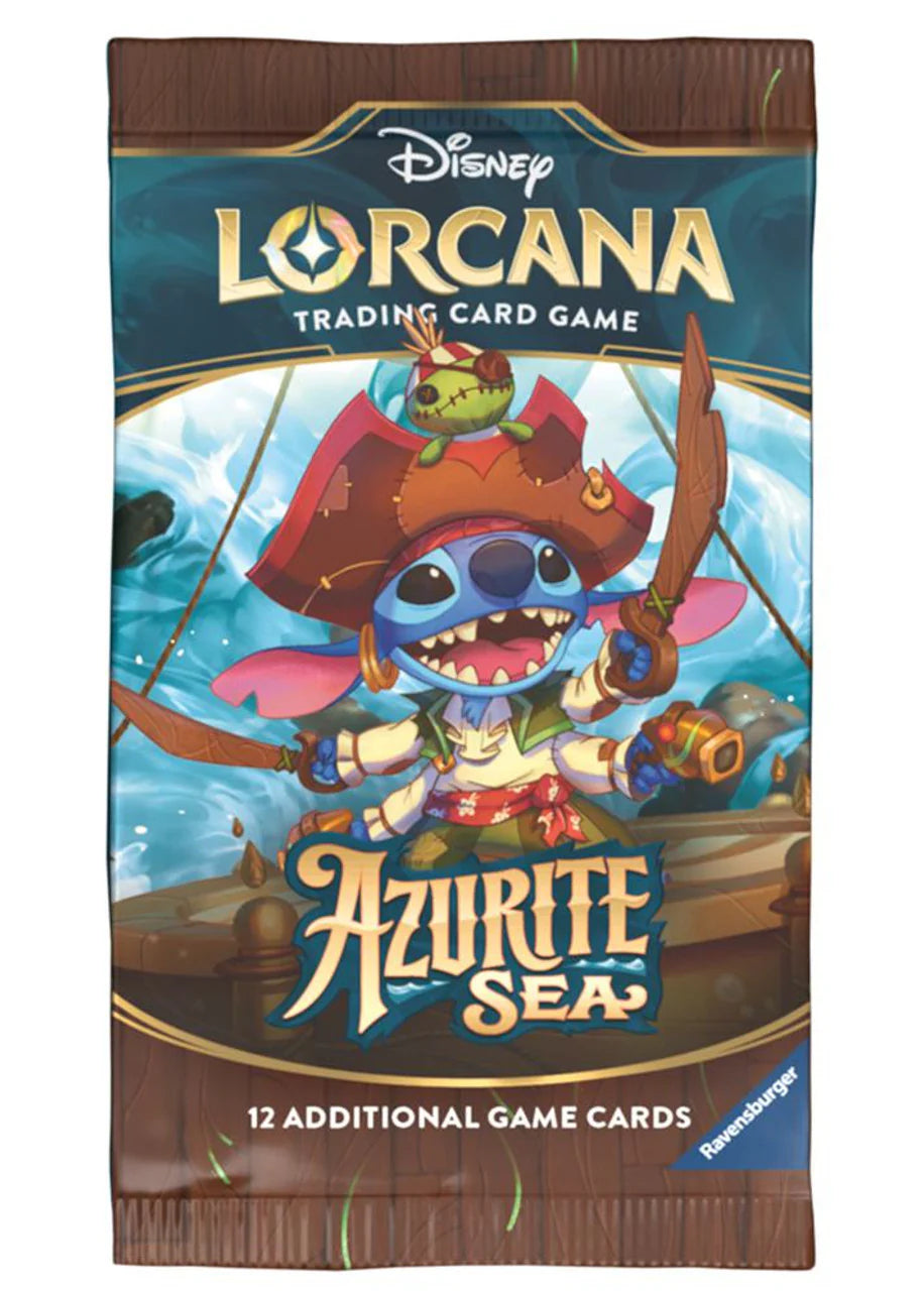 DISNEY LORCANA - AZURITE SEA - BOOSTER PACK | BD Cosmos