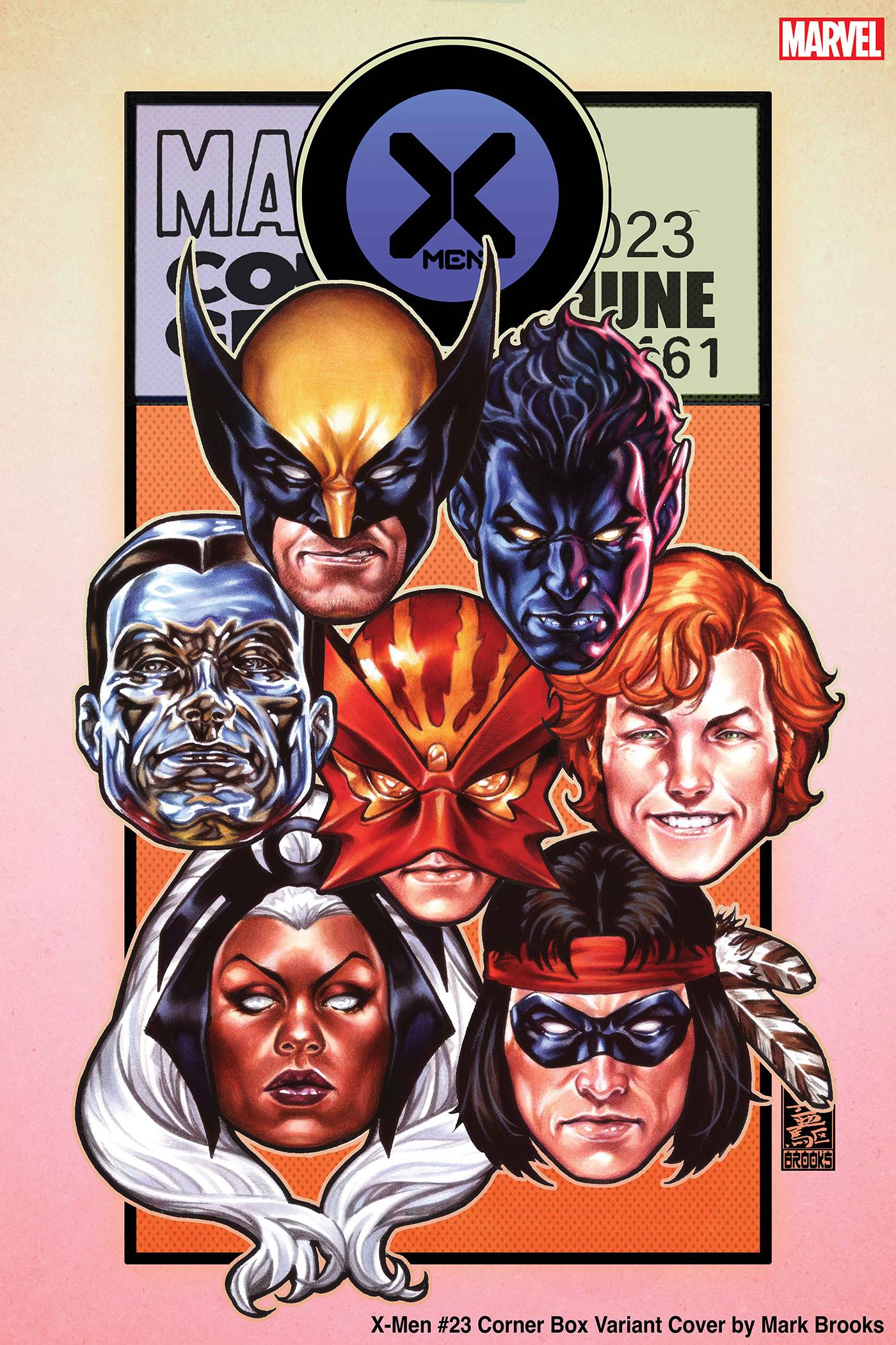X-Men #23 (2021) Sortie de la boîte d'angle Marvel Brooks 06/07/2023 | BD Cosmos