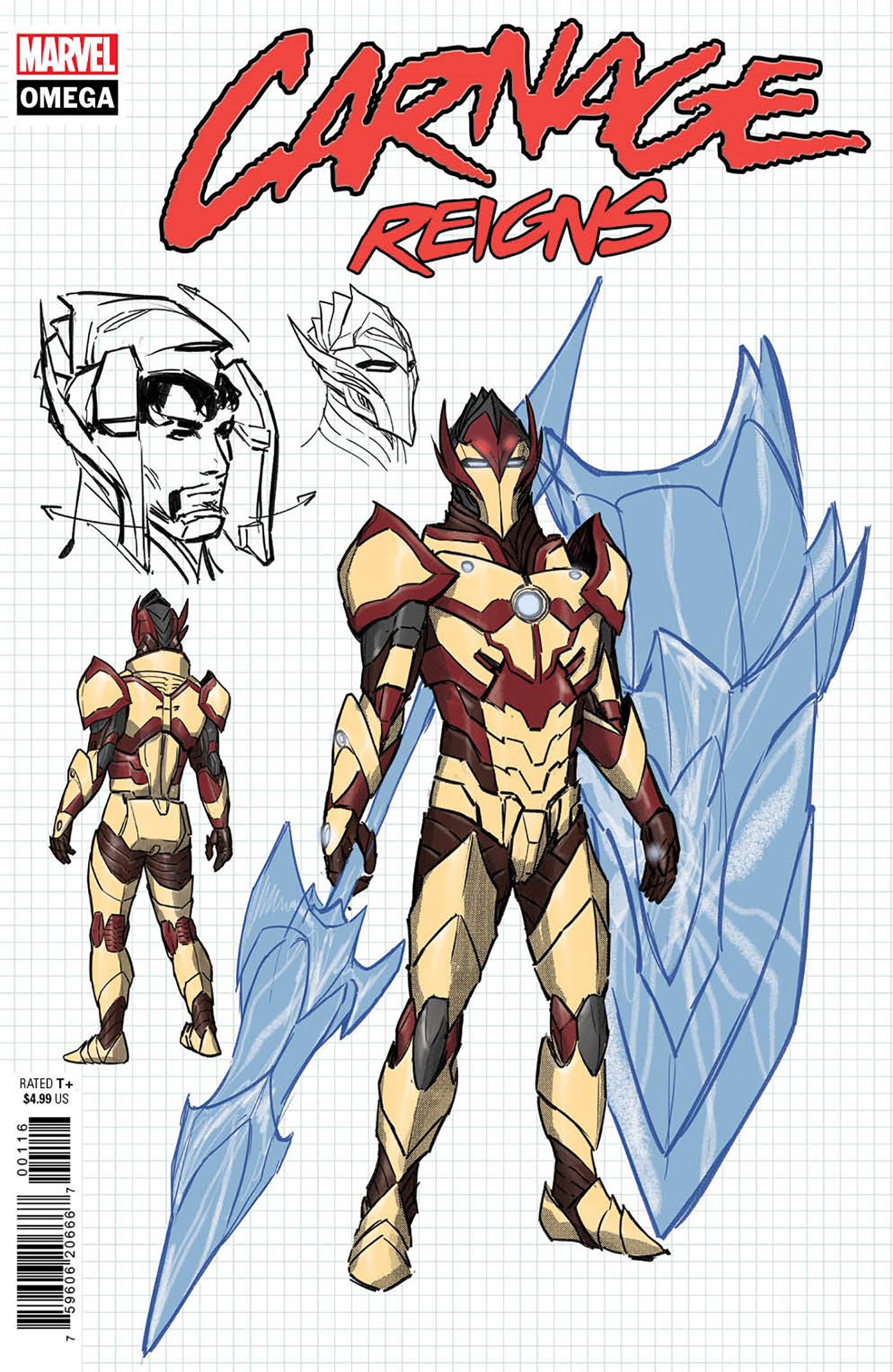 Carnage Reigns Omega #1 (2023) Marvel 1:10 Design 06/28/2023 | BD Cosmos