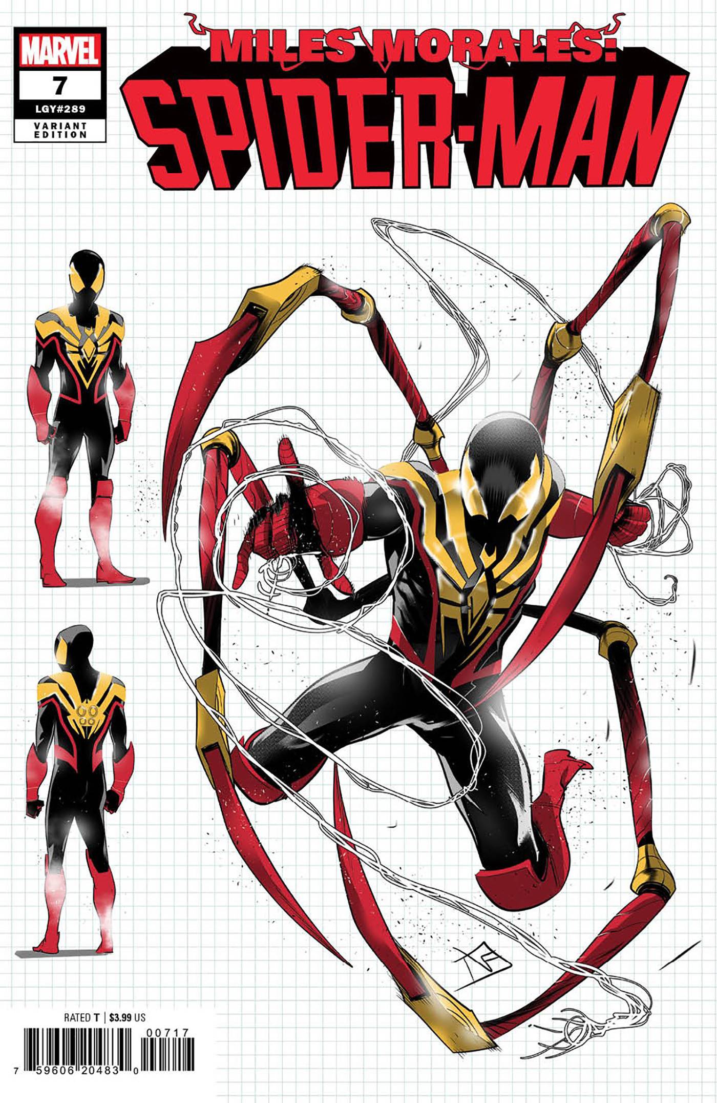 Miles Morales Spider-Man #7 (2022) Marvel 1:10 Vincentini Design 06/21/2023 | BD Cosmos