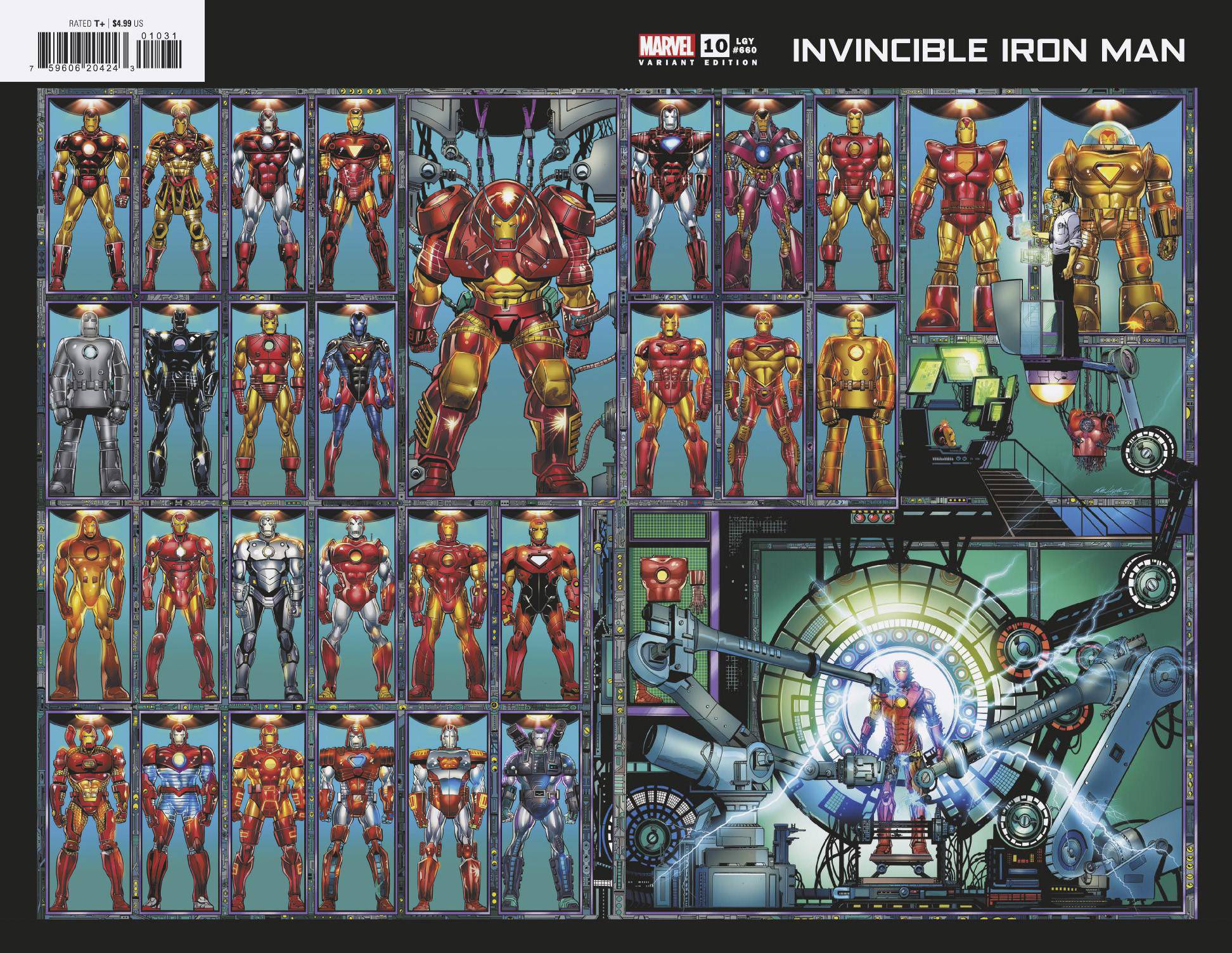 Invincible Iron Man #10 (2022) MARVEL Layton Wrap 09/27/2023 | BD Cosmos