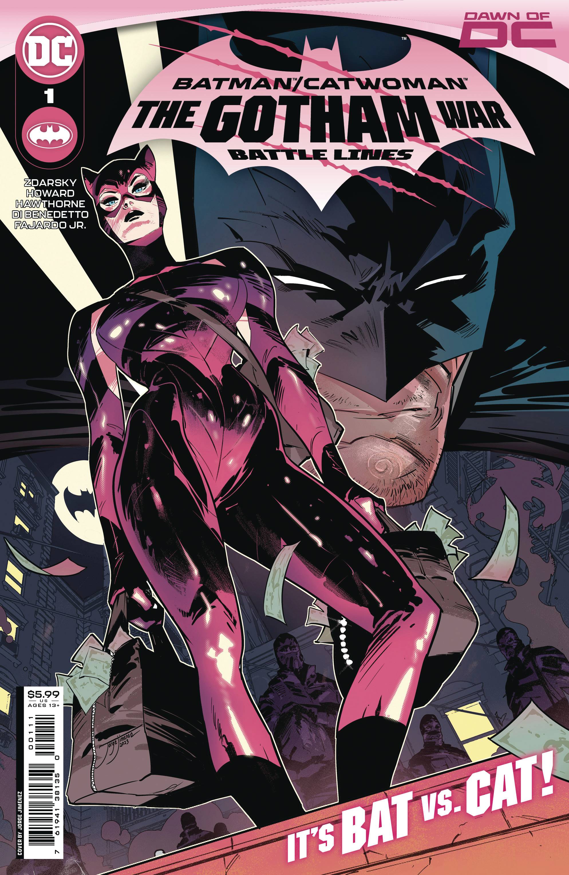 Batman Catwoman Gotham War Battle Lines #1 DC A Jimenez 08/30/2023 | BD Cosmos