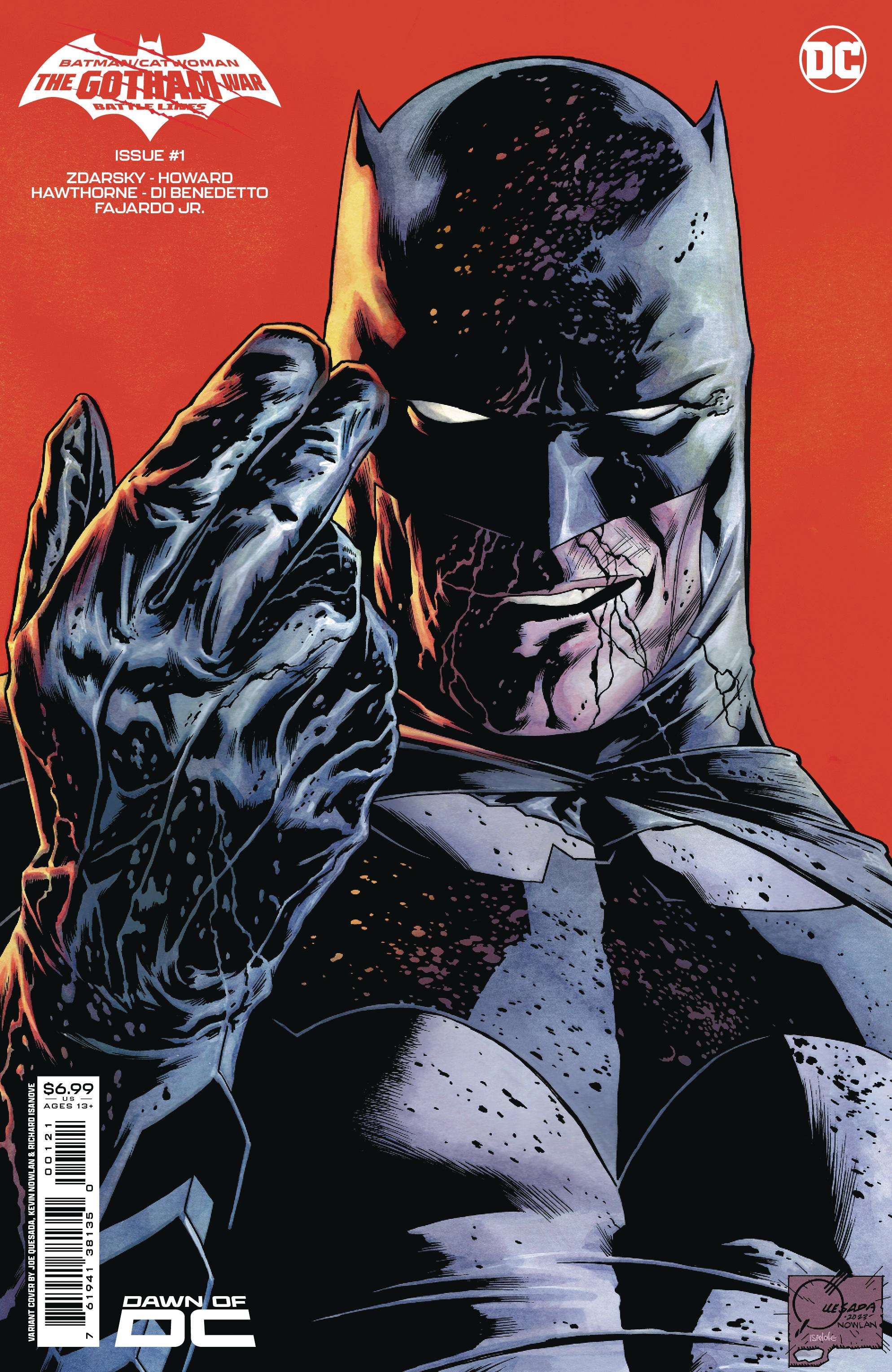 Batman Catwoman Gotham War Battle Lines #1 DC B Quesada 08/30/2023 | BD Cosmos