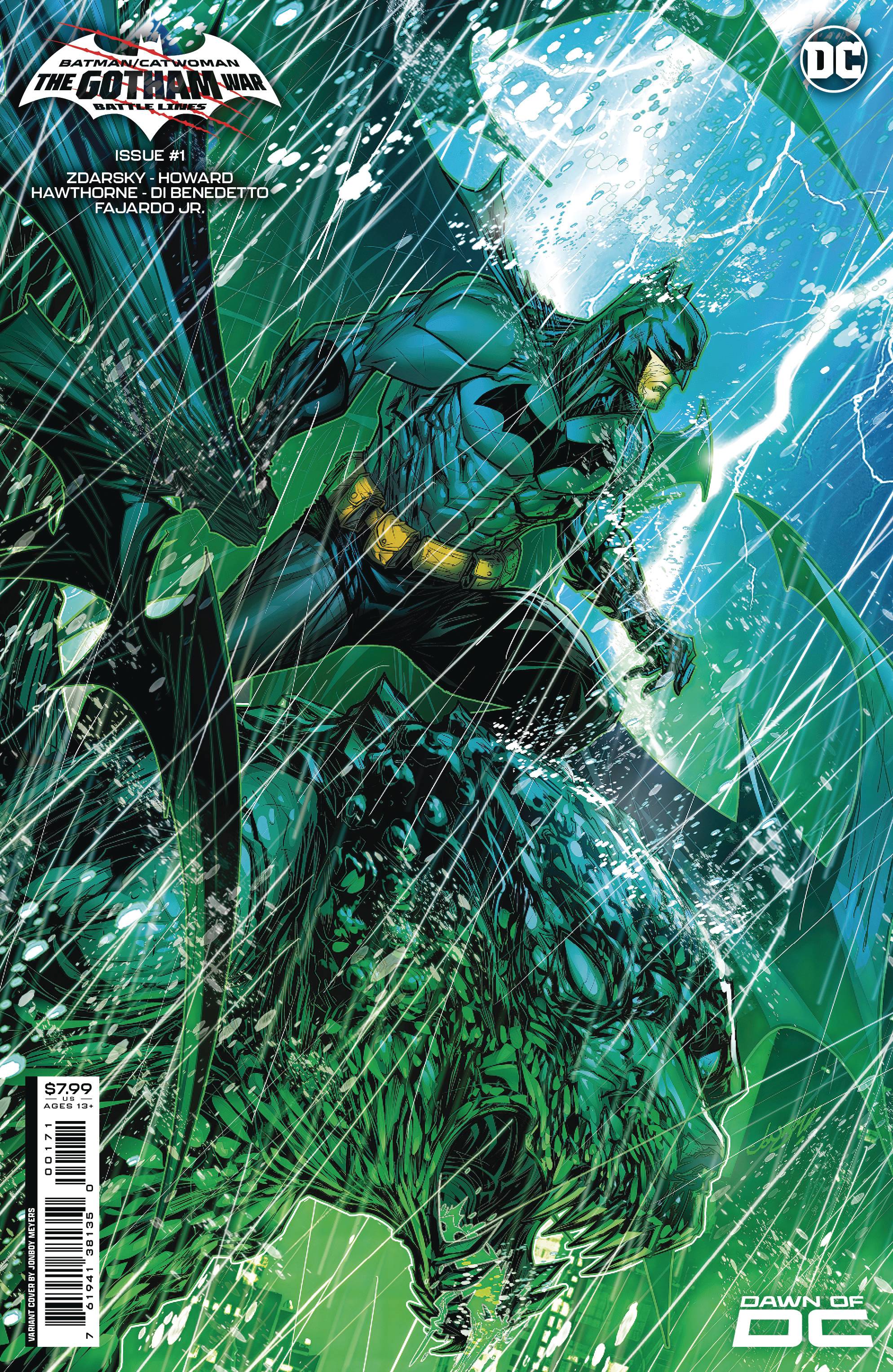 Batman Catwoman Gotham WarBattle Lines #1 DC E Meyers Foil 08/30/2023 | BD Cosmos
