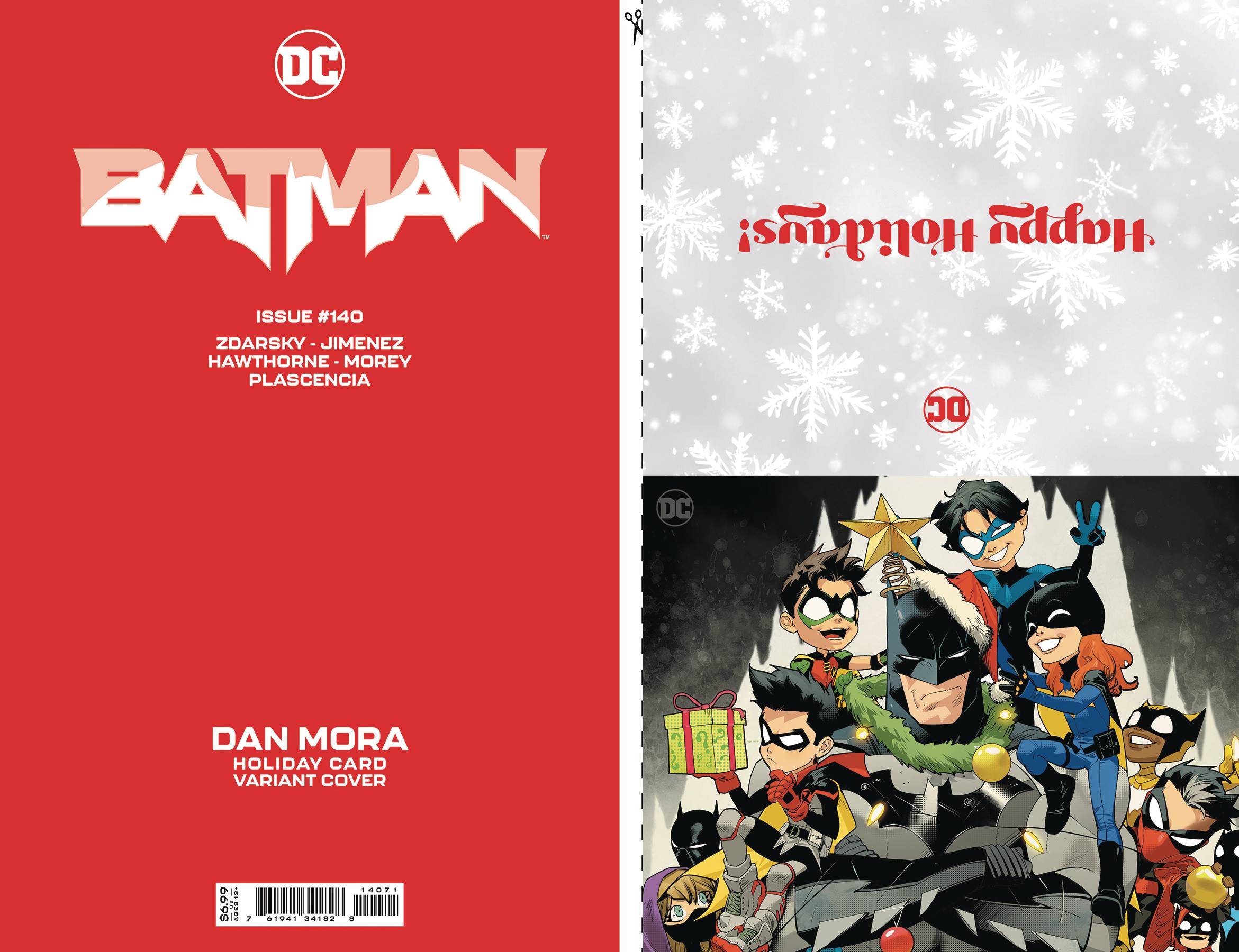 Batman #140 DC D Mora Holiday 12/06/2023 | BD Cosmos