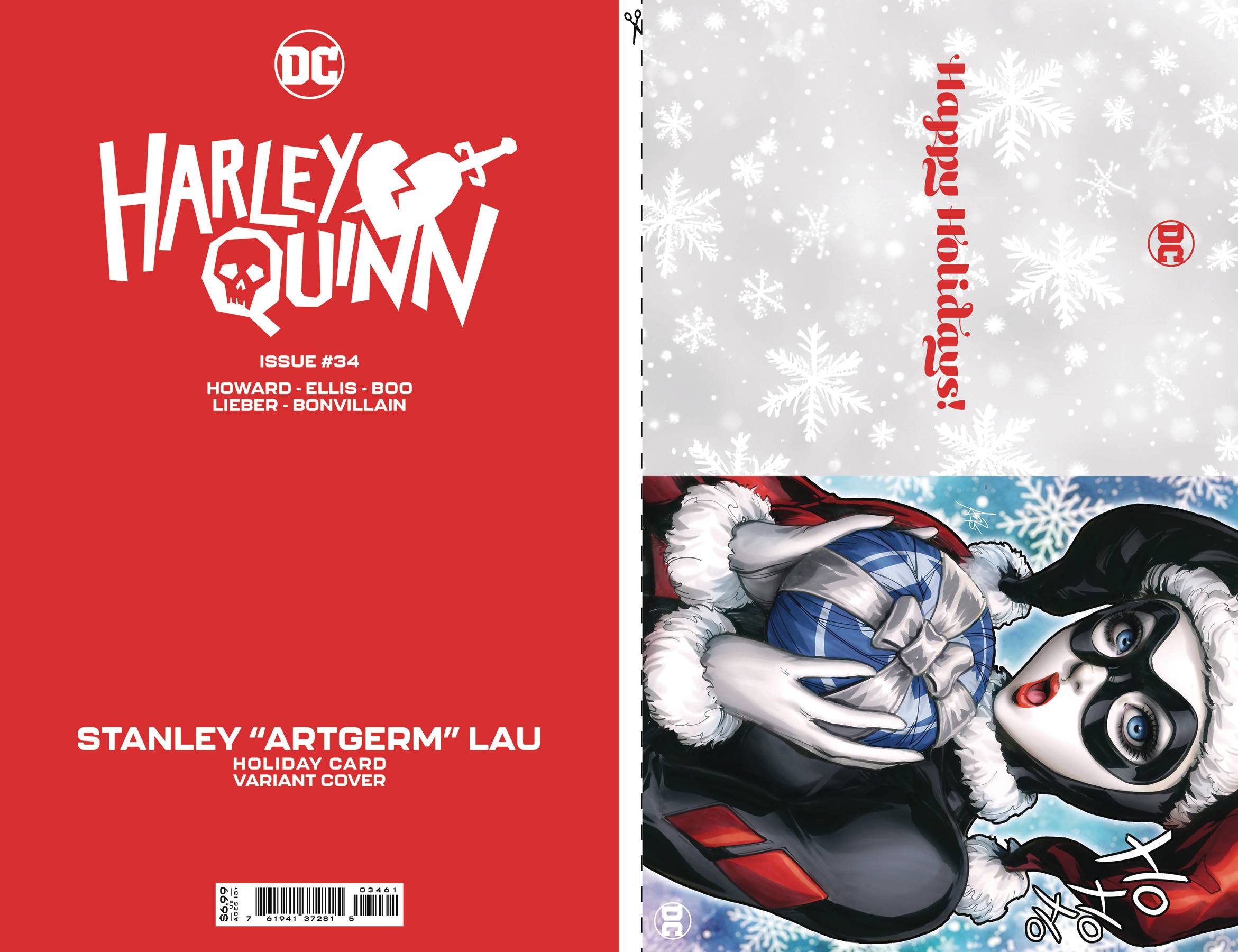 Harley Quinn #34 DC CArtgerm 11/29/2023 | BD Cosmos