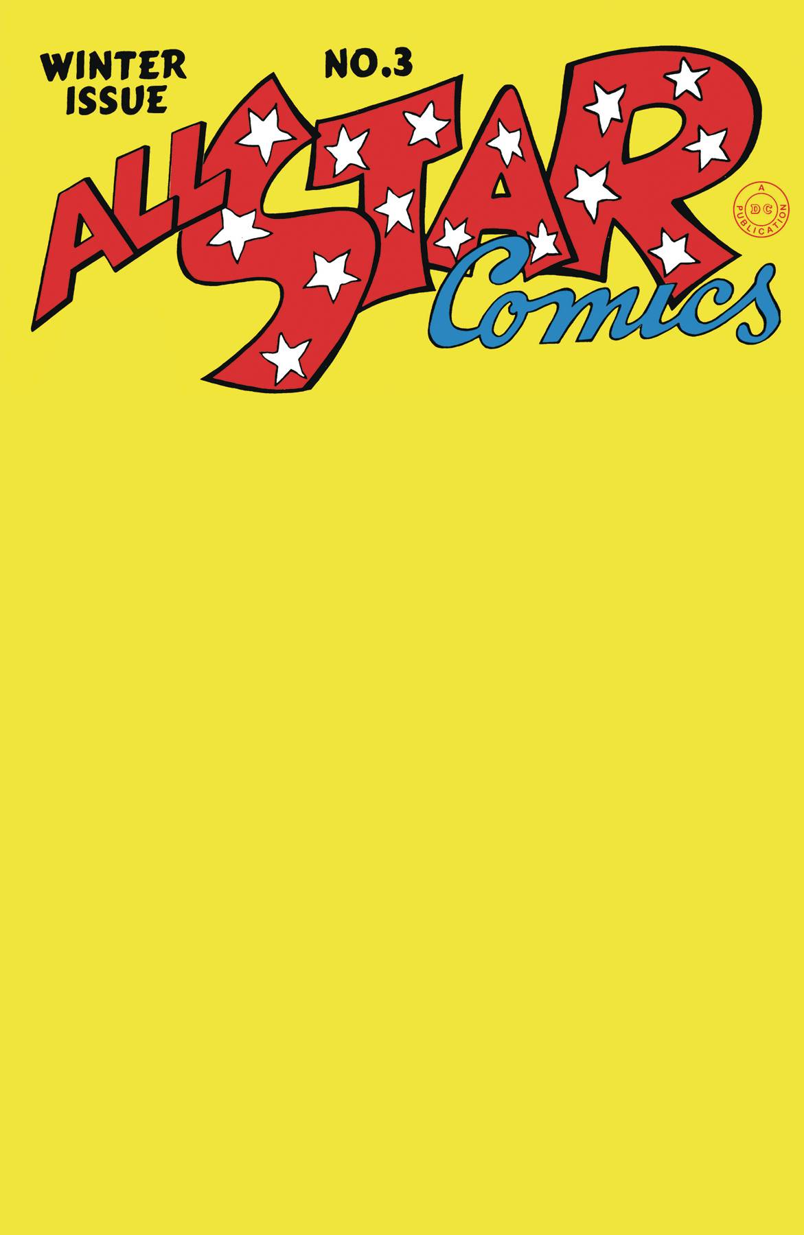 All-Star Comics #3 DC Fac-similé C Vierge 11/08/2023 | BD Cosmos