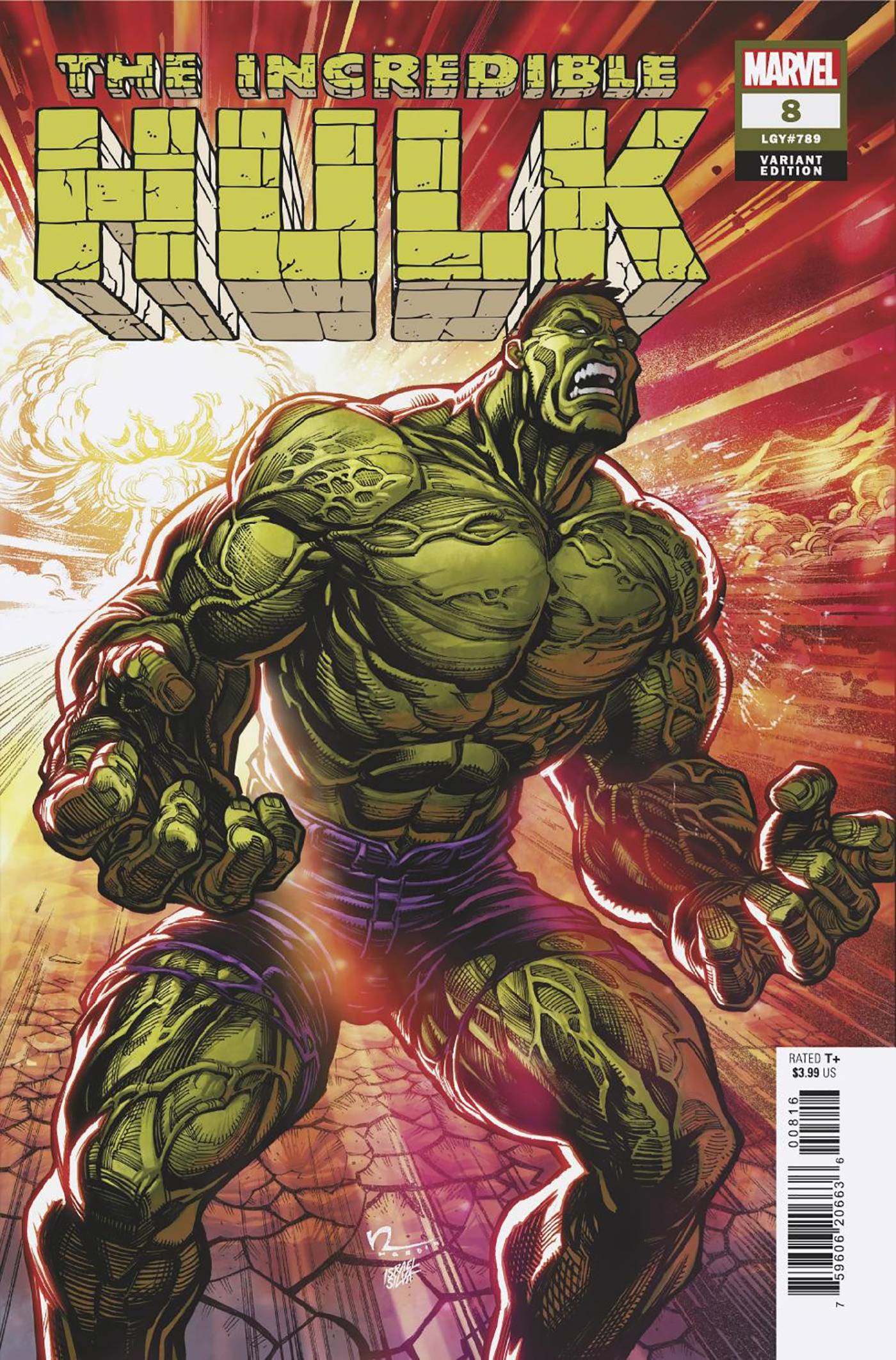 Incroyable Hulk #8 MARVEL 1:25 Hardin 01/31/2024 | BD Cosmos