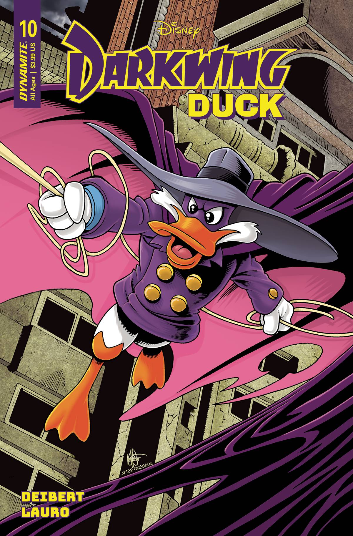 Darkwing Duck #10 Cover P Foc Haeser Original | BD Cosmos