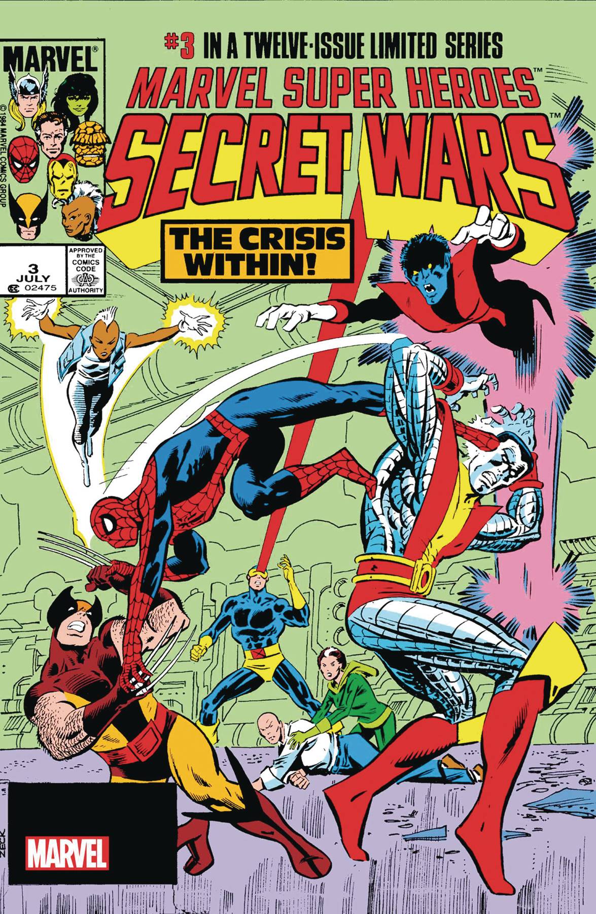 MSH Secret Wars #3 MARVEL B Facsimile Foil 03/13/2024 | BD Cosmos