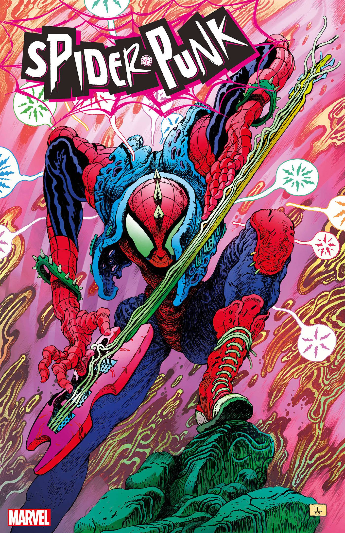 Spider-Punk #1 MARVEL B Bertram Foil 02/28/2024 | BD Cosmos