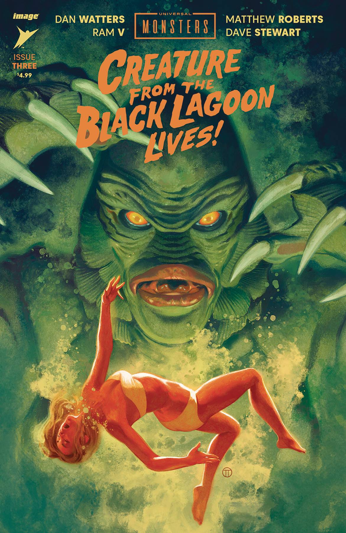 Universal Monsters Creature from the Black Lagoon Lives #3 IMAGE B Tedesco 06/26/2024 | BD Cosmos