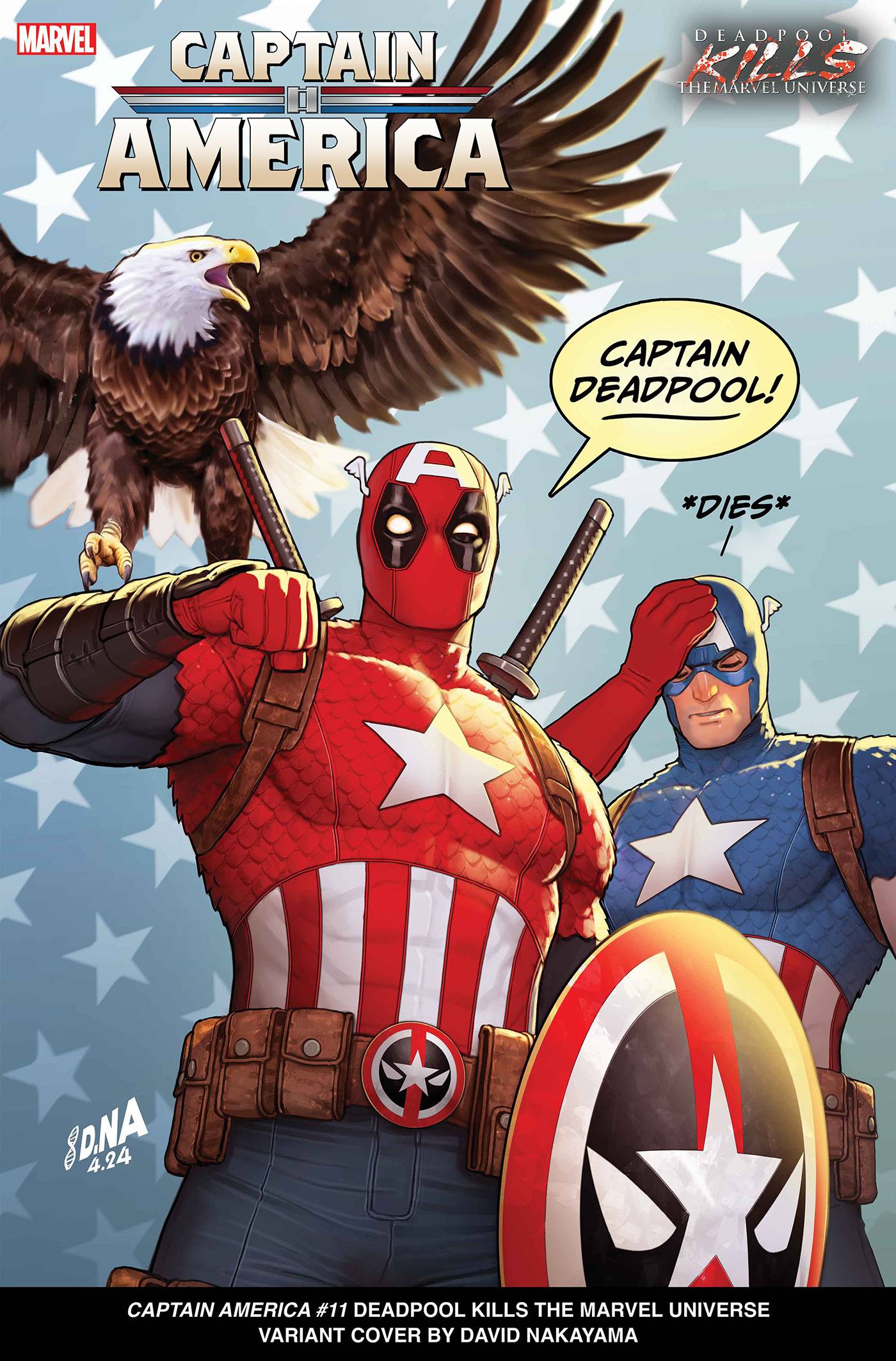 Captain America #11 C Marvel Nakayama Deadpool Kills Release 07/24/2024 | BD Cosmos
