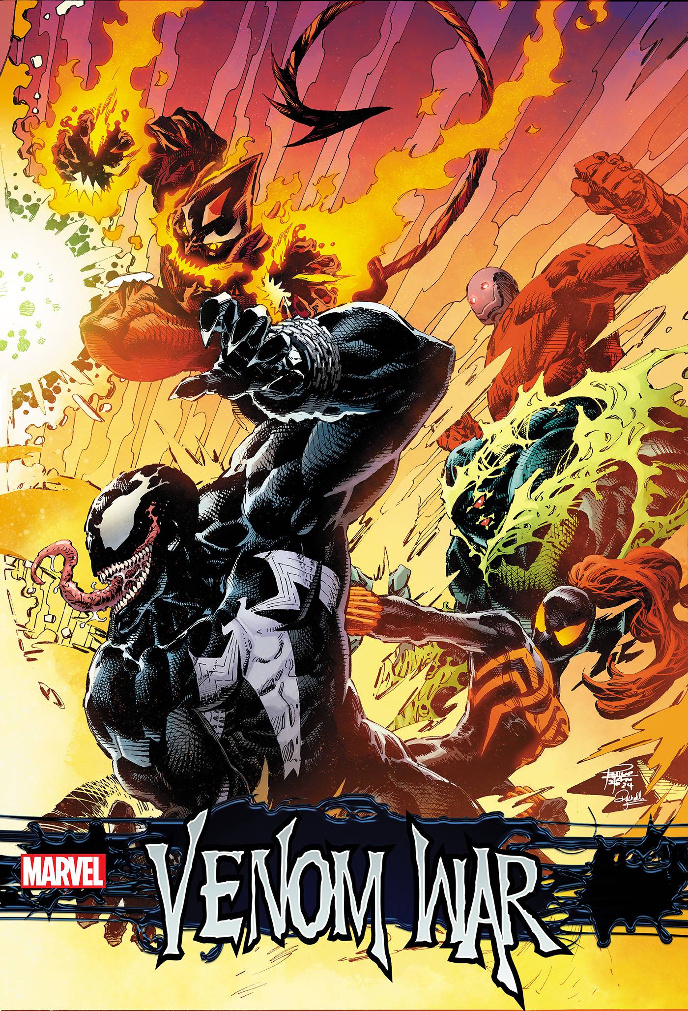 Venom War #1 G Marvel Tan #TeamDylan Connecting Release 08/07/2024 | BD Cosmos