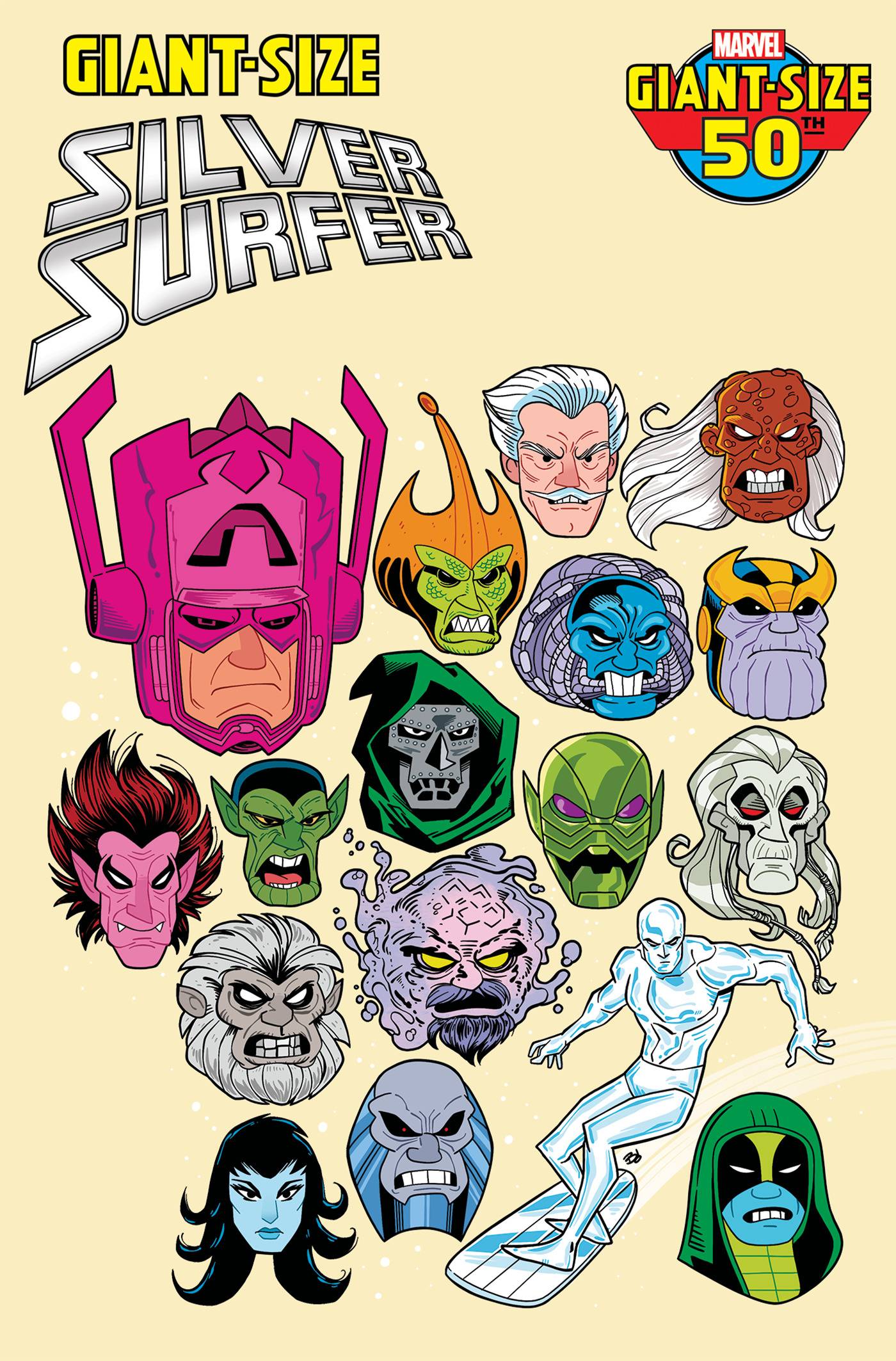 Giant-Size Silver Surfer #1 B Marvel Dave Bardin Deadly Foes Release 07/10/2024 | BD Cosmos