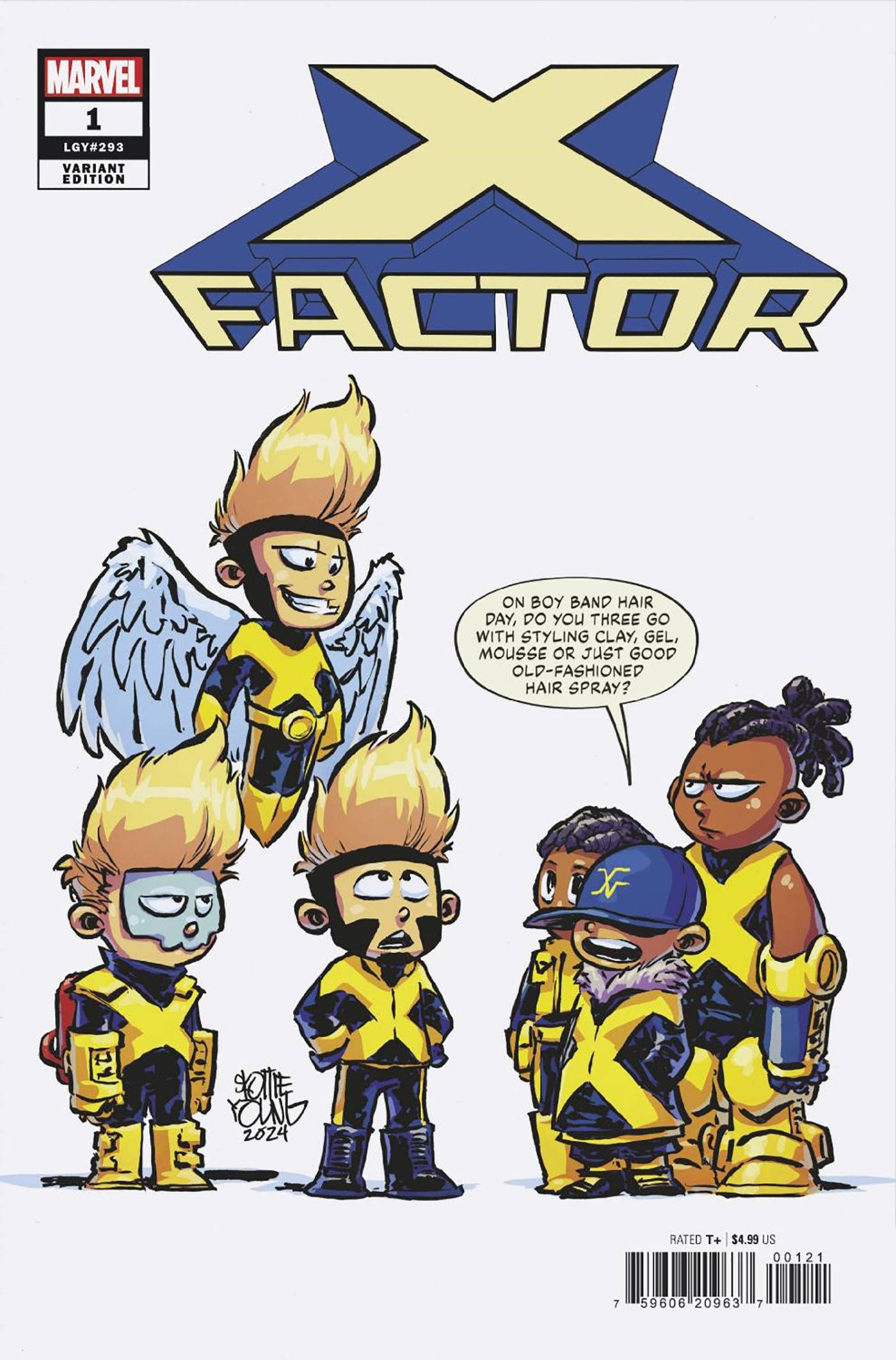 X-Factor #1 B Marvel Skottie Young Release 08/14/2024 | BD Cosmos