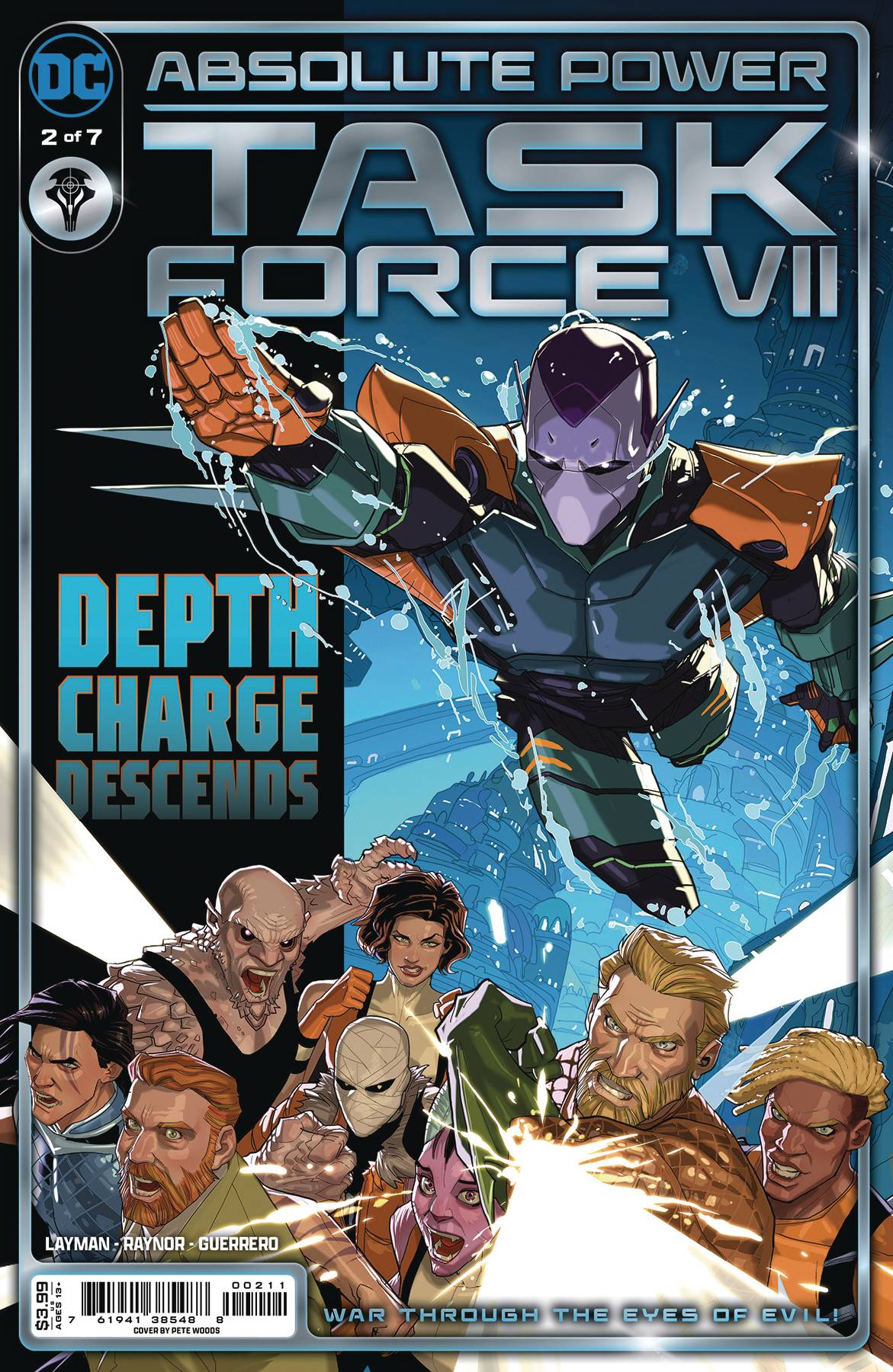 Absolute Power Task Force Vii #2 DC A Woods Release 07/24/2024 | BD Cosmos