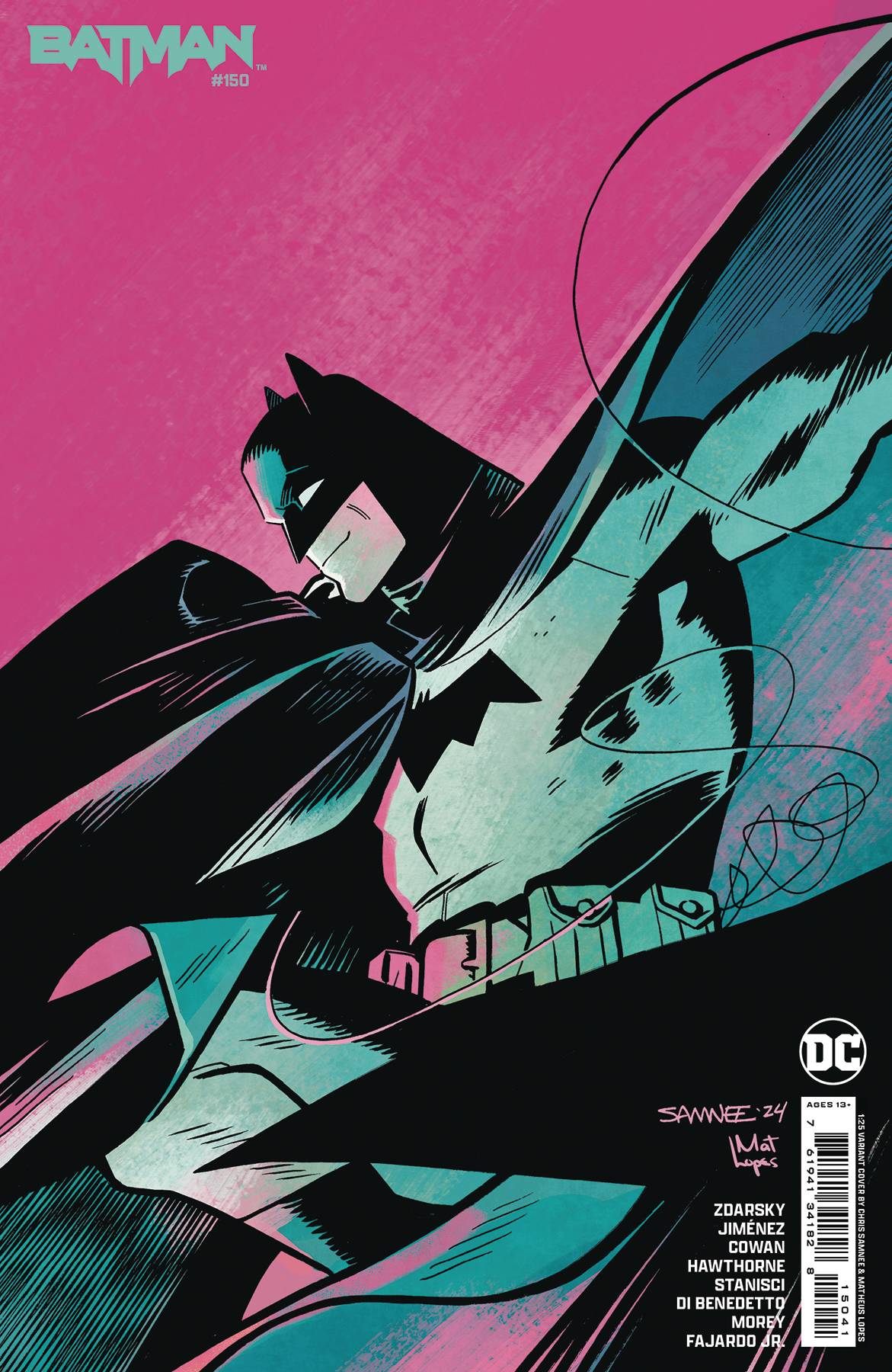 Batman #150 DC 1:25 Samnee 07/03/2024 | BD Cosmos