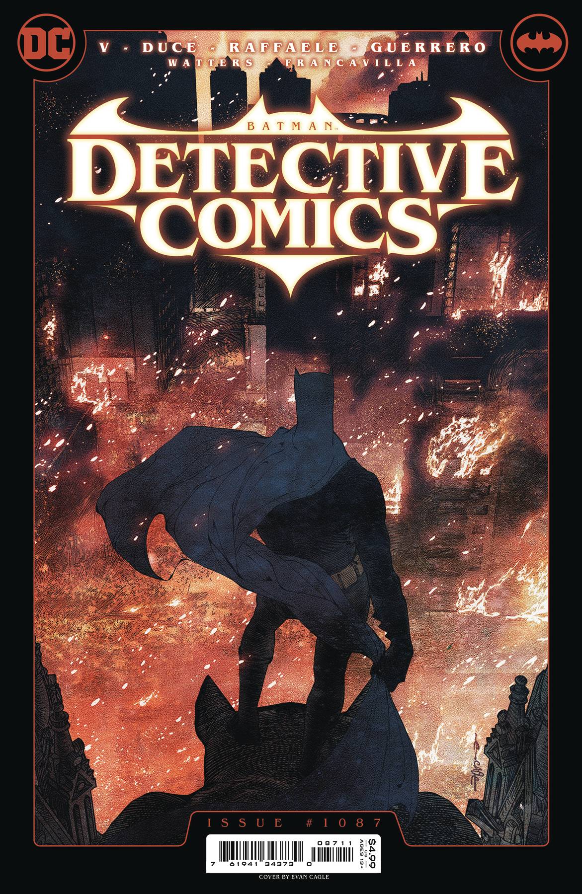 Detective Comics #1087 DC A Cagle Release 07/24/2024 | BD Cosmos