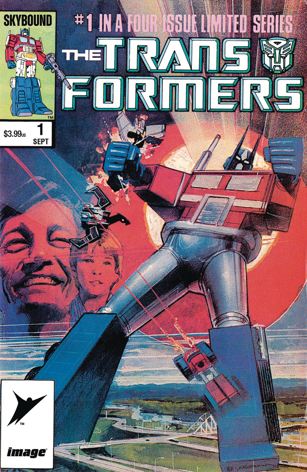 Transformers #1 40th Facsimile A IMAGE Bill Sienkiewicz 08/28/2024 | BD Cosmos