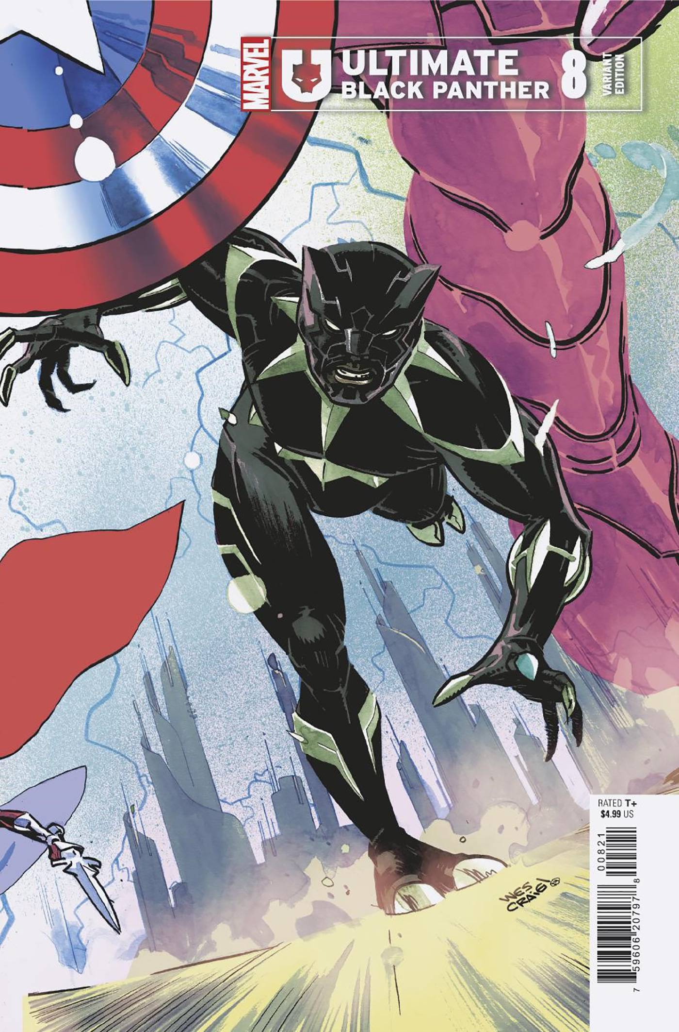 Ultimate Black Panther #8 B Marvel Wes Craig Connecting 09/11/2024 | BD Cosmos