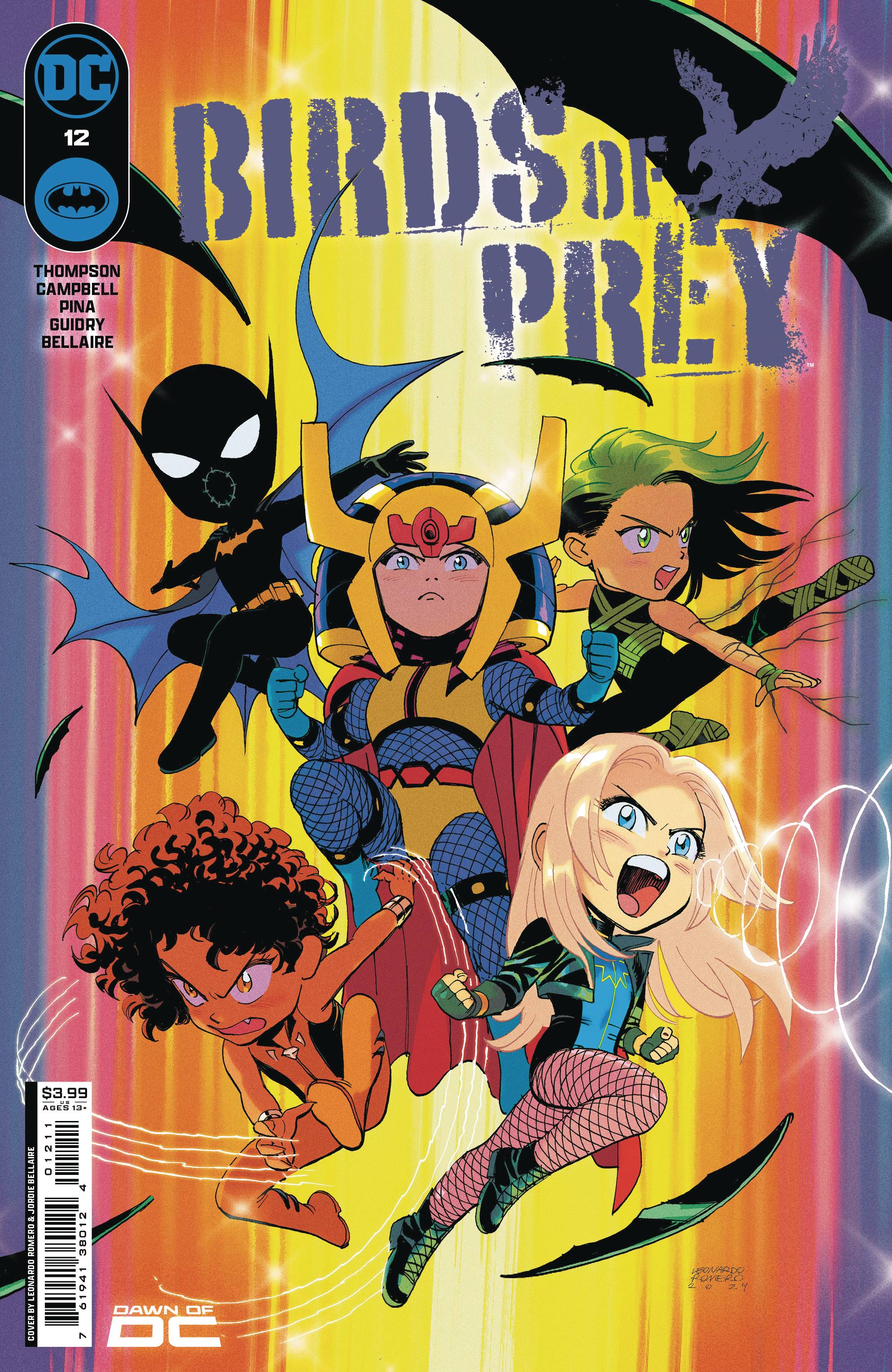 Birds Of Prey #12 DC A Romero 08/07/2024 | BD Cosmos