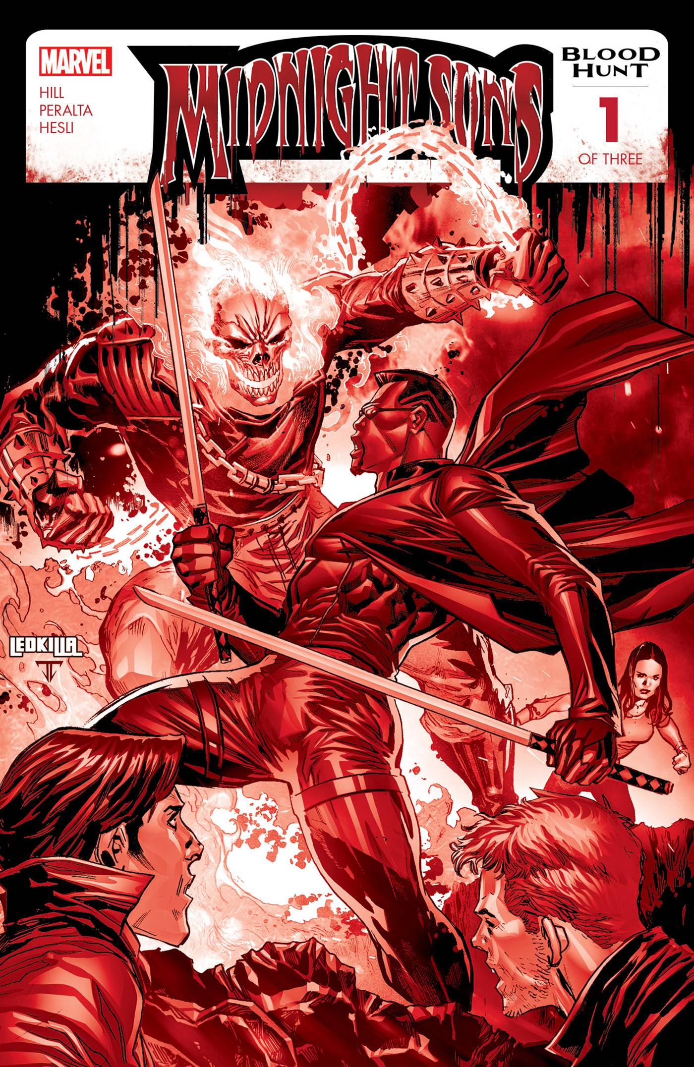 Midnight Sons Blood Hunt #1 2nd Print MARVEL Blood Soaked 07/10/2024 | BD Cosmos