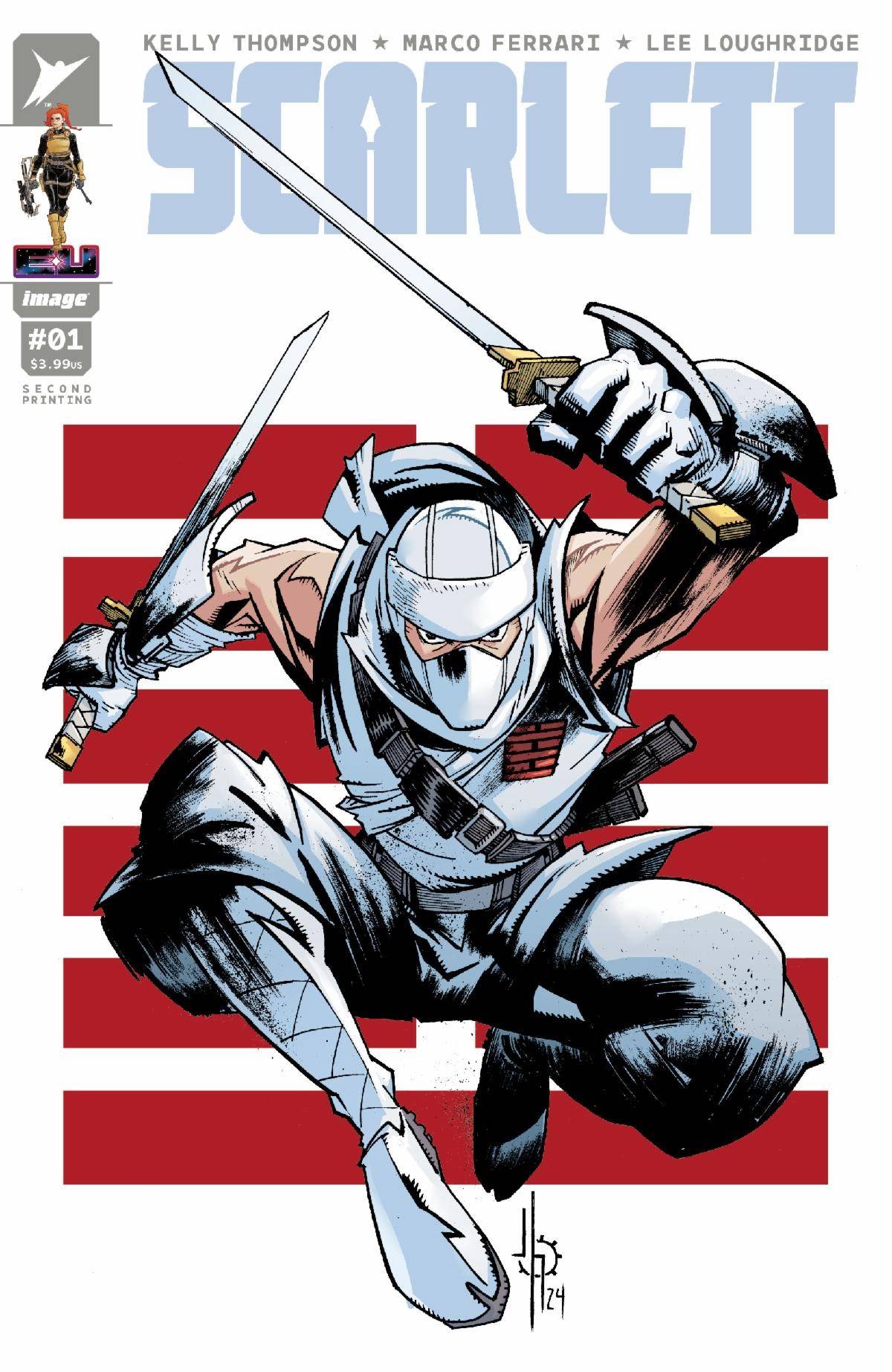 Scarlett #1 2nd Print Image B Jason Howard Storm Shadow 07/17/2024 | BD Cosmos