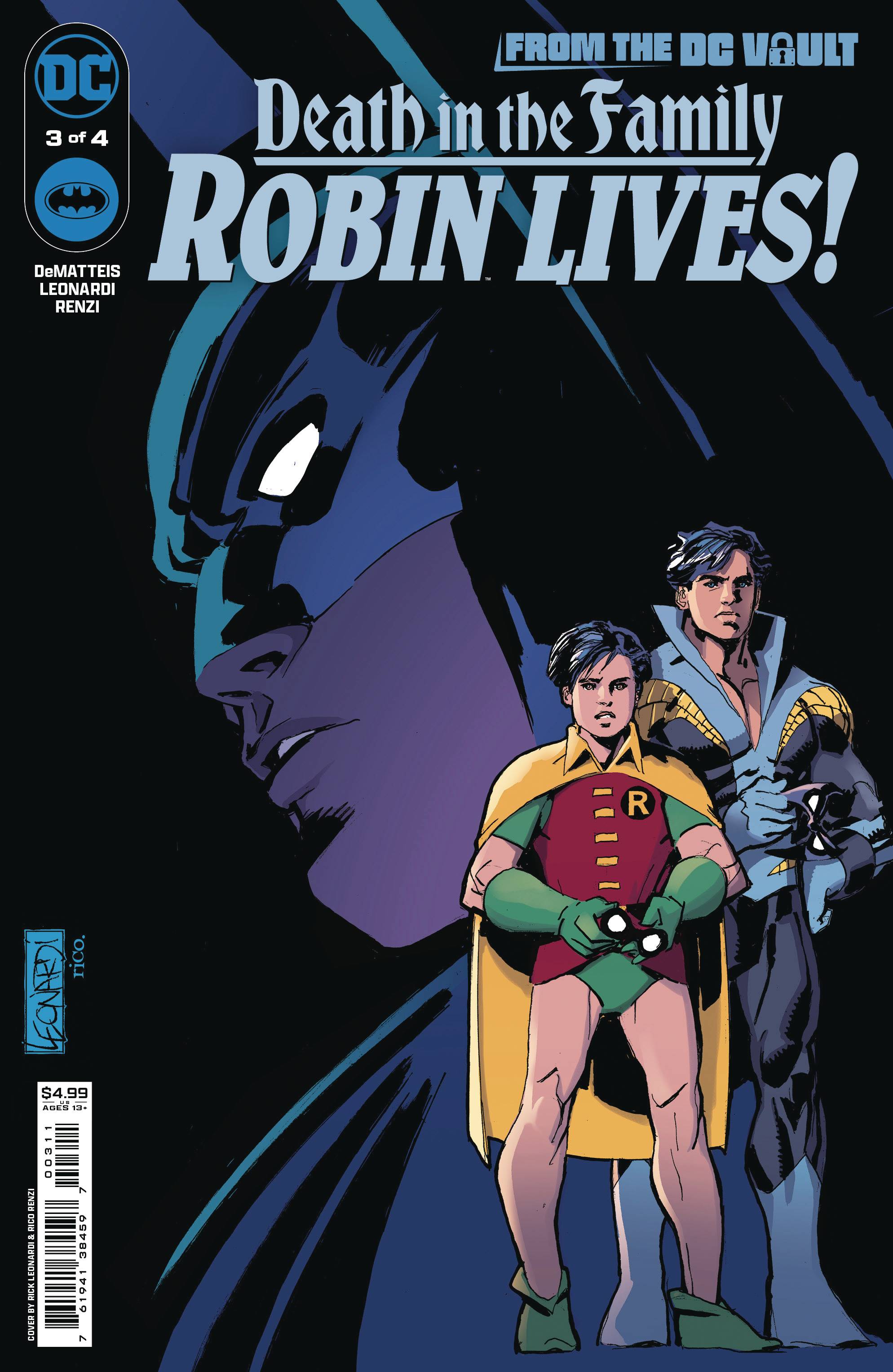 From DC Vault Death In Family Robin Lives #3 DC A Leonardi 09/11/2024 | BD Cosmos