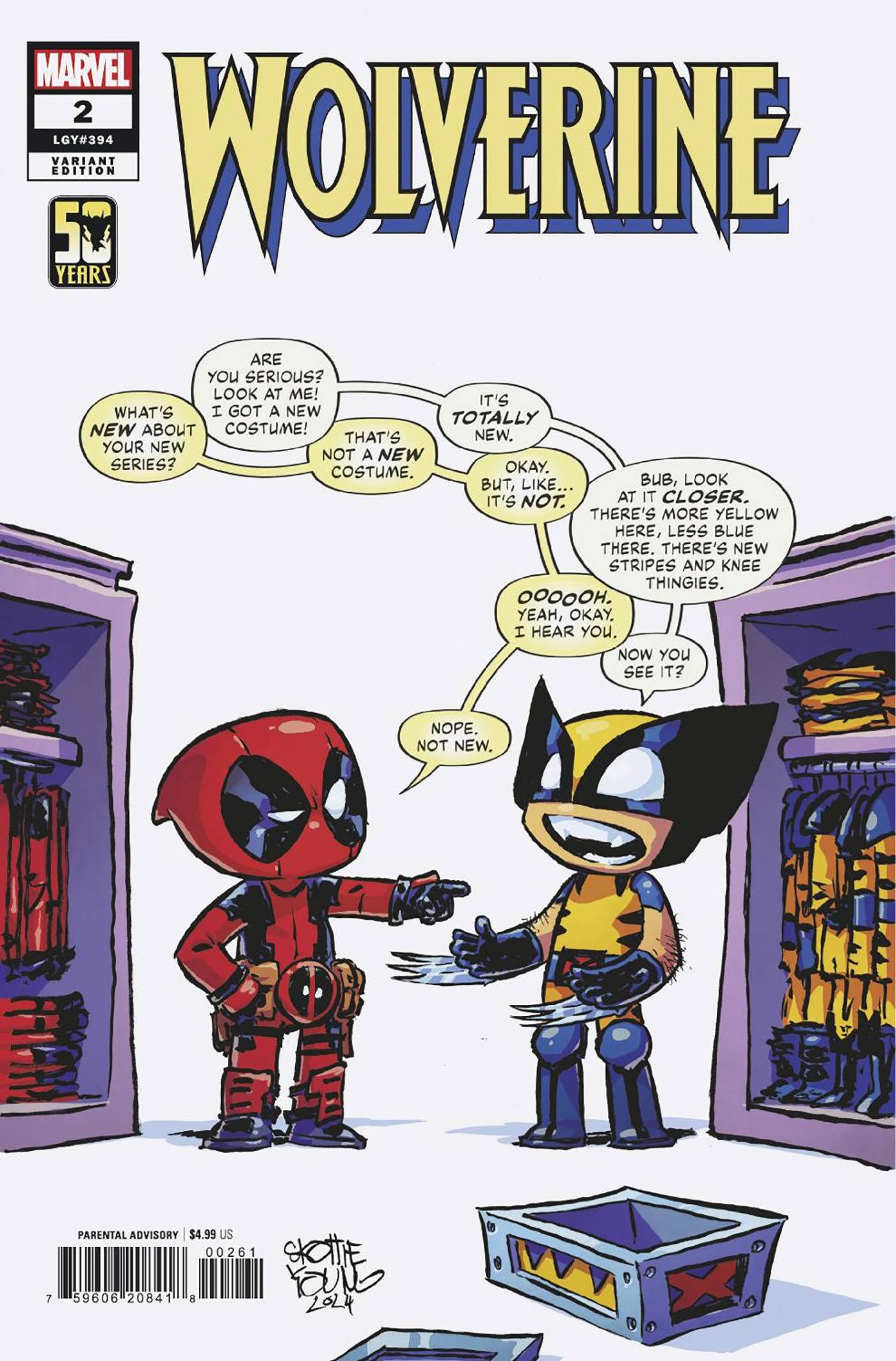 Wolverine #2 Marvel Skottie Young Release 10/16/2024 | BD Cosmos