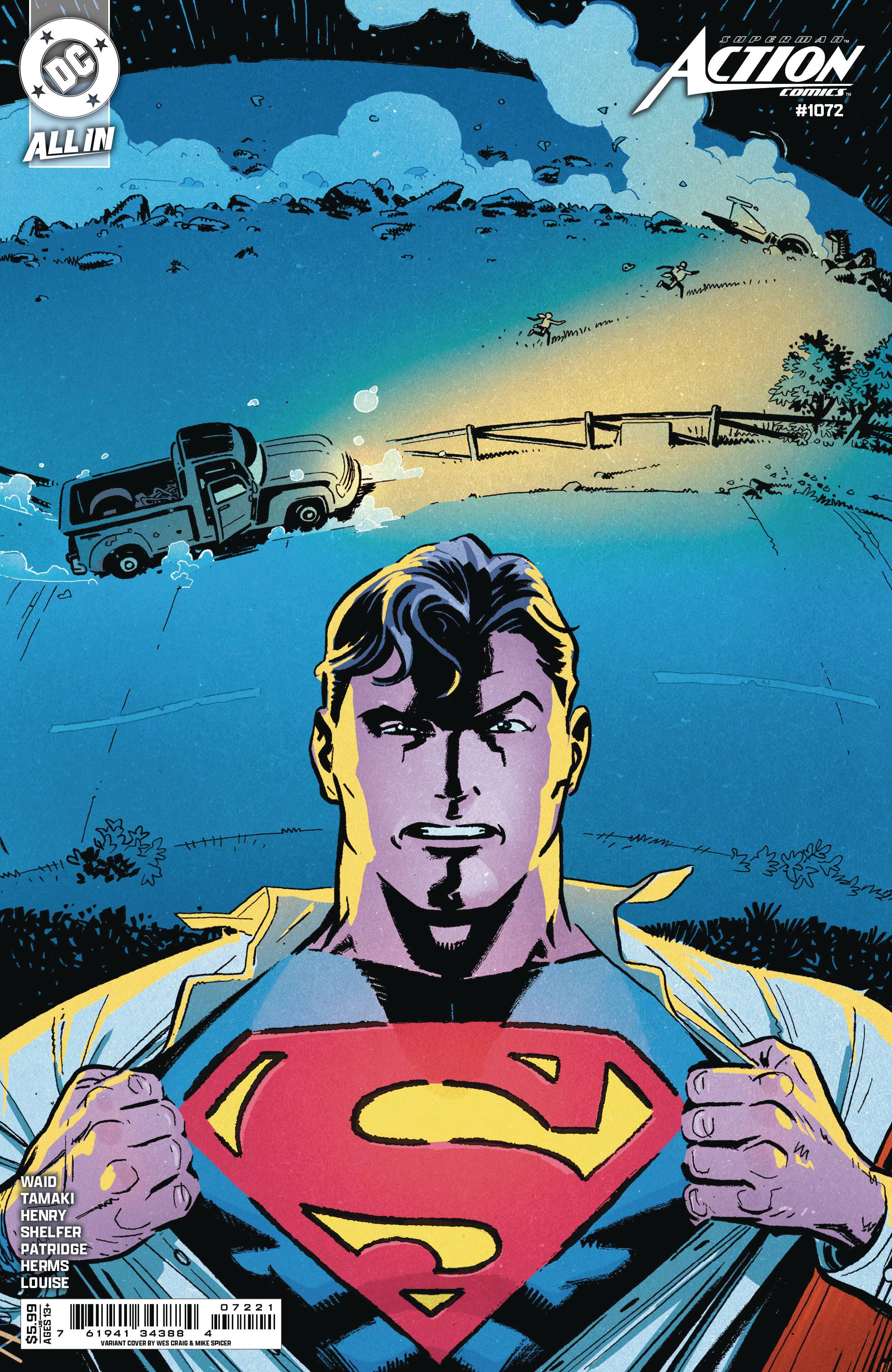 Action Comics #1072 DC B Wes Craig 10/23/2024 | BD Cosmos