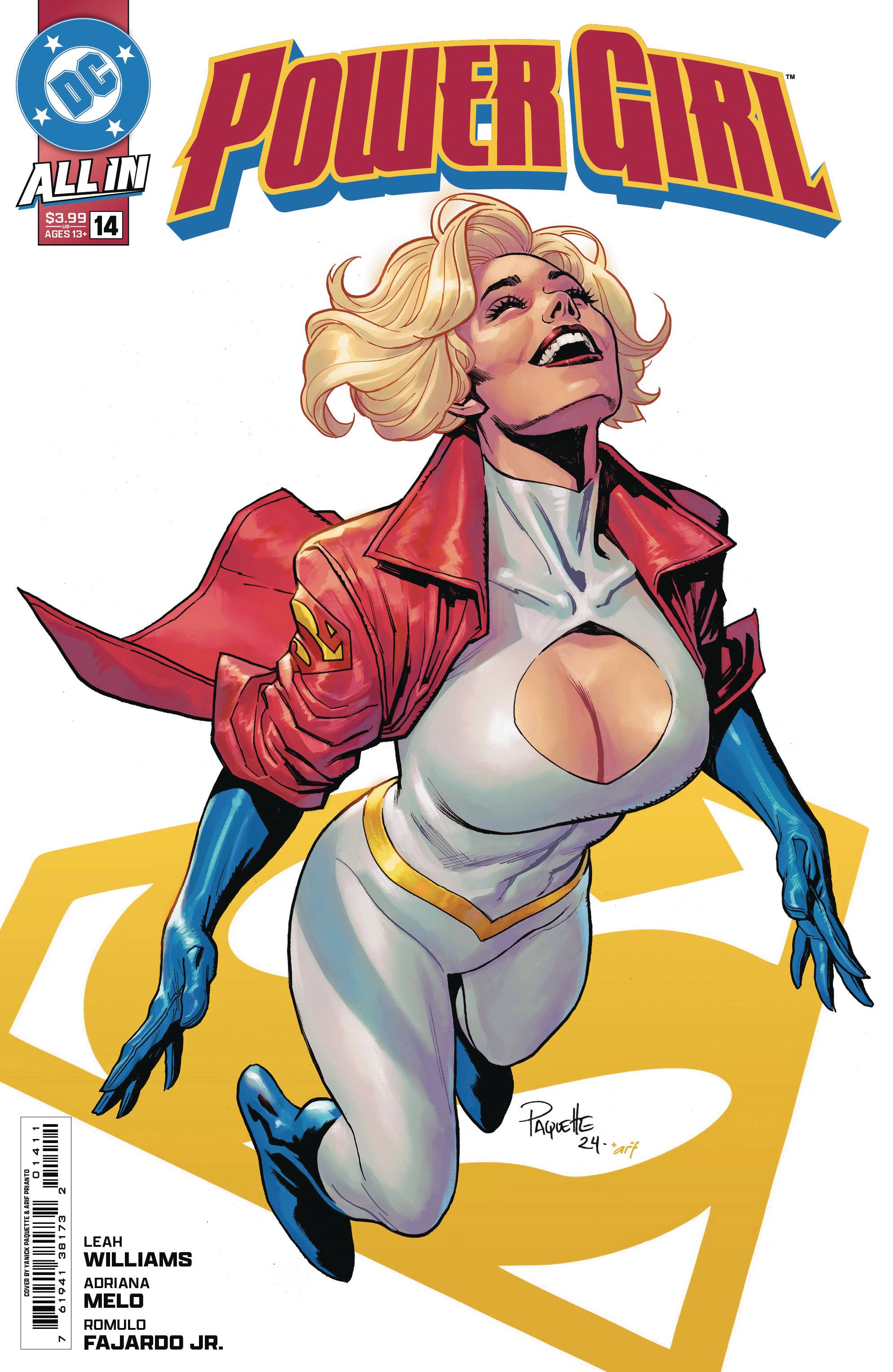 Power Girl #14 DC A Yanick Paquette 10/23/2024 | BD Cosmos