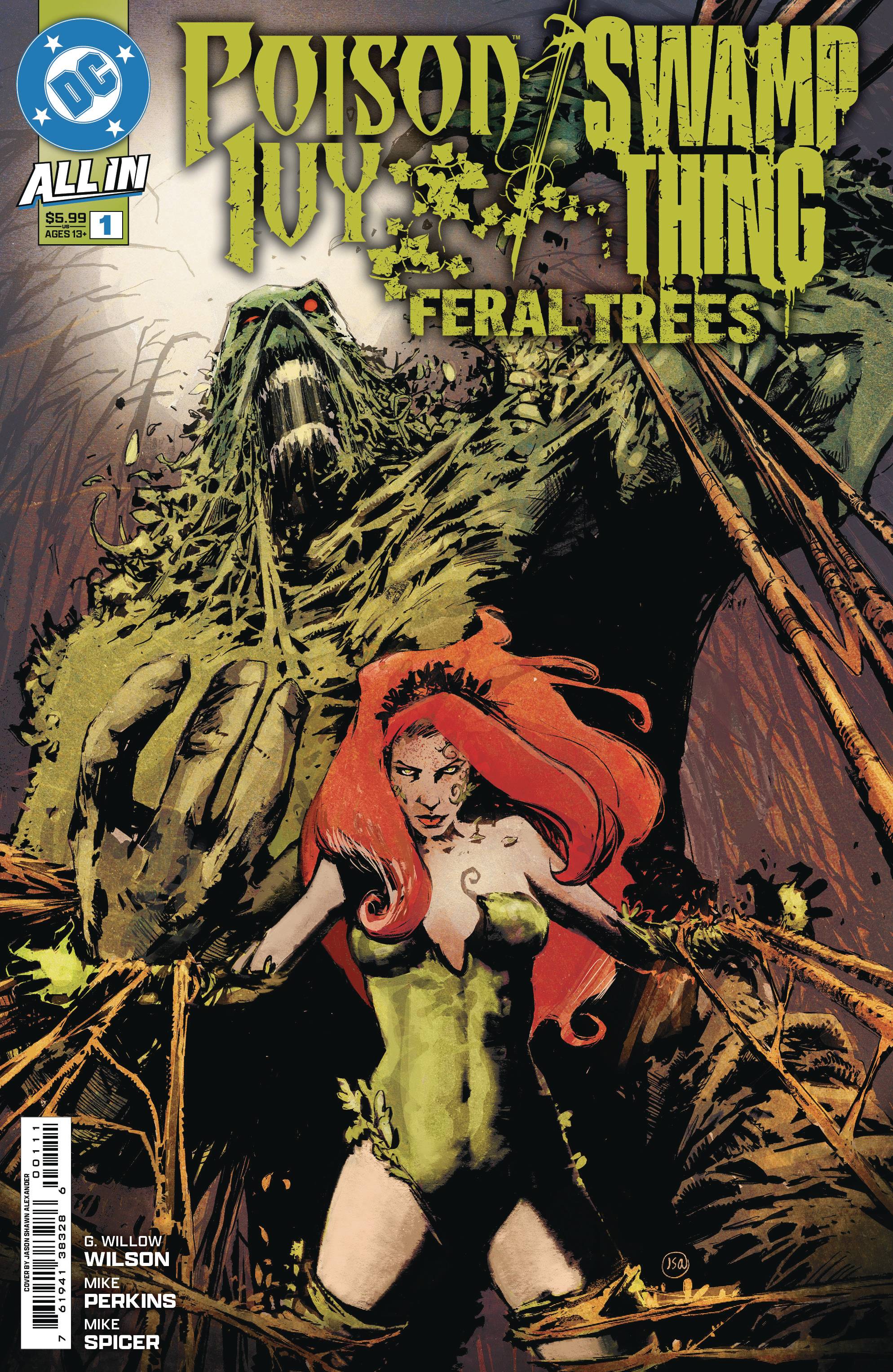 Poison Ivy Swamp Thing Feral Trees #1 DC A Alexander 10/30/2024 | BD Cosmos