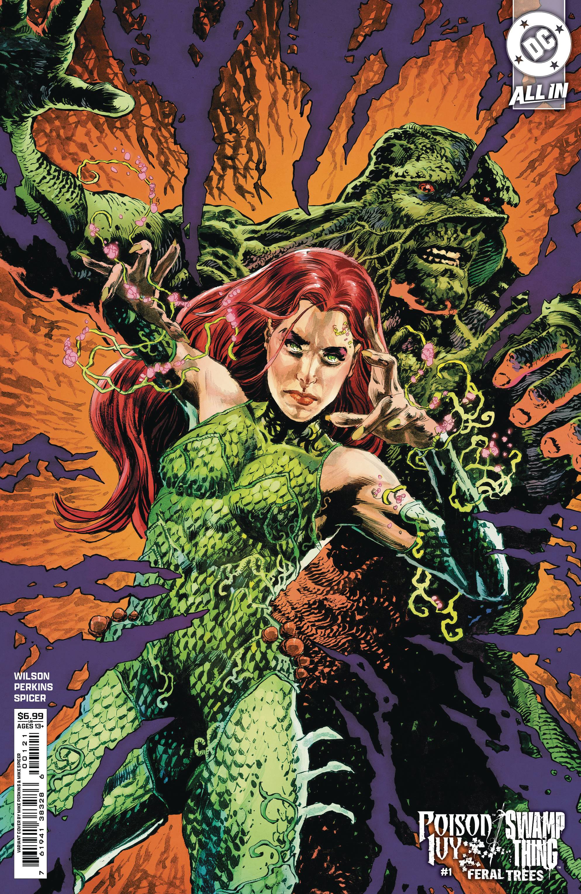 Poison Ivy Swamp Thing Feral Trees #1 DC B Mike Perkins 10/30/2024 | BD Cosmos