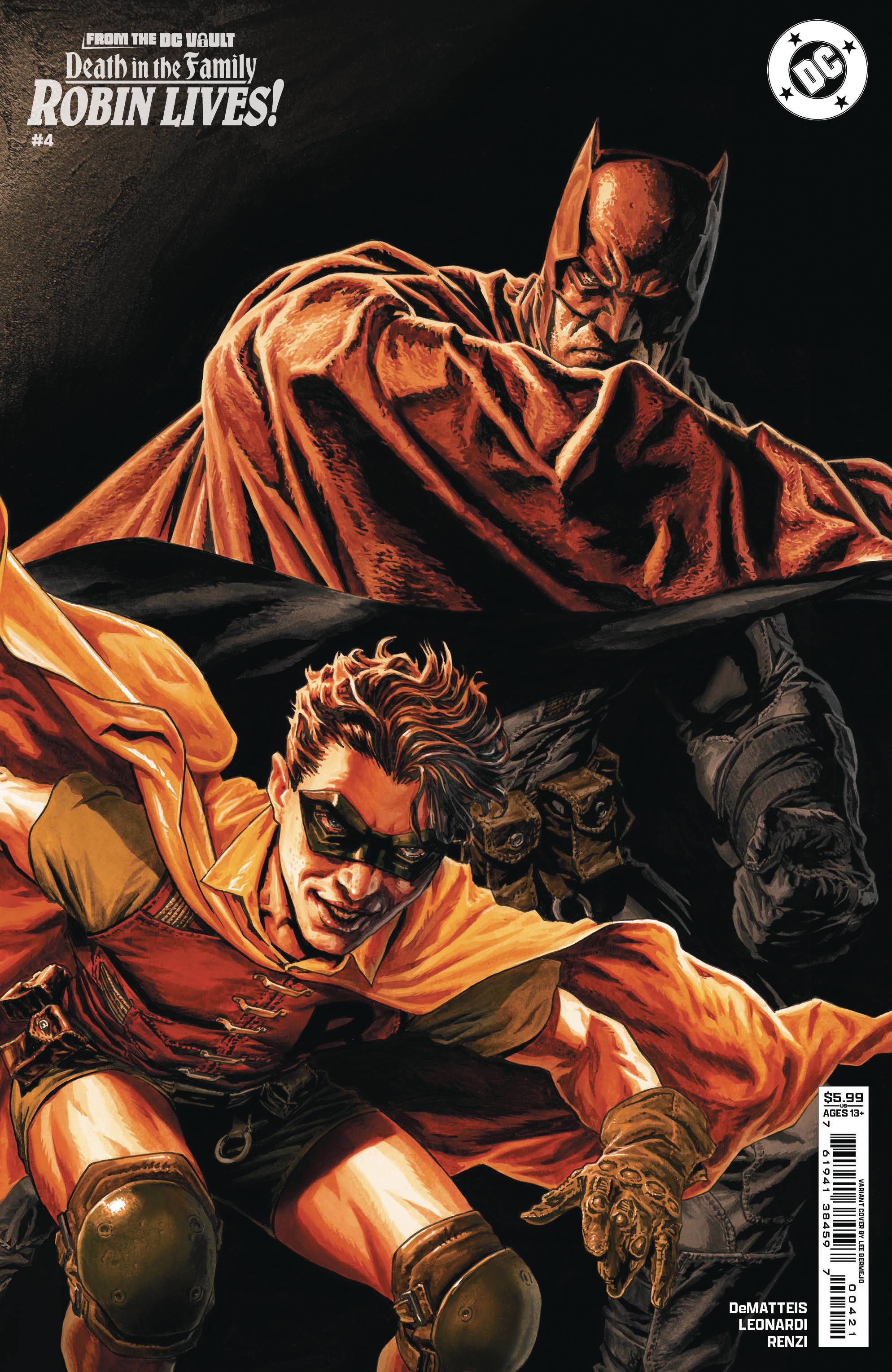 From DC Vault Death In Family Robin Lives #4 DC B Lee Bermejo 10/23/2024 | BD Cosmos