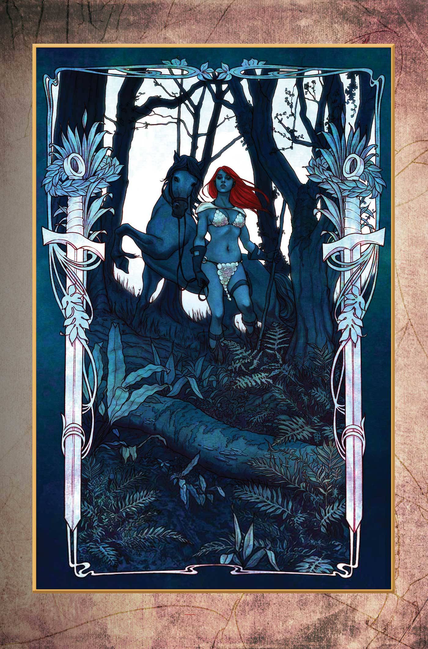 Red Sonja 2023 #18 DYNAMITE 1:10 Frison Modern Icon Virgin 01/29/2025 | BD Cosmos