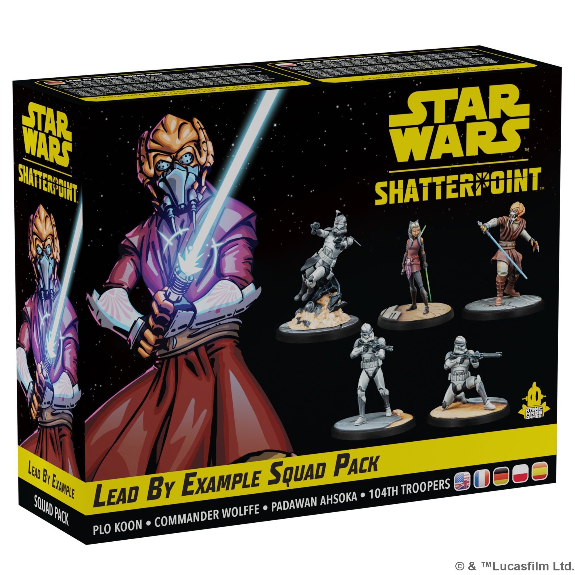 STAR WARS SHATTERPOINT: LEAD BY EXAMPLE - PLO KOON SQUAD PACK | BD Cosmos